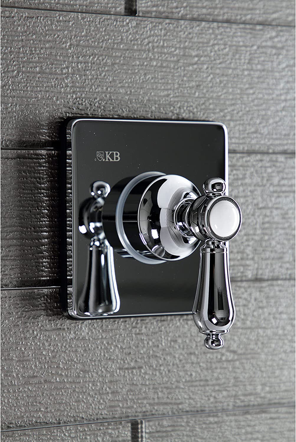 Kingston Brass KS3041BAL Heirloom Three-Way Diverter Valve with Trim Kit, Polished Chrome