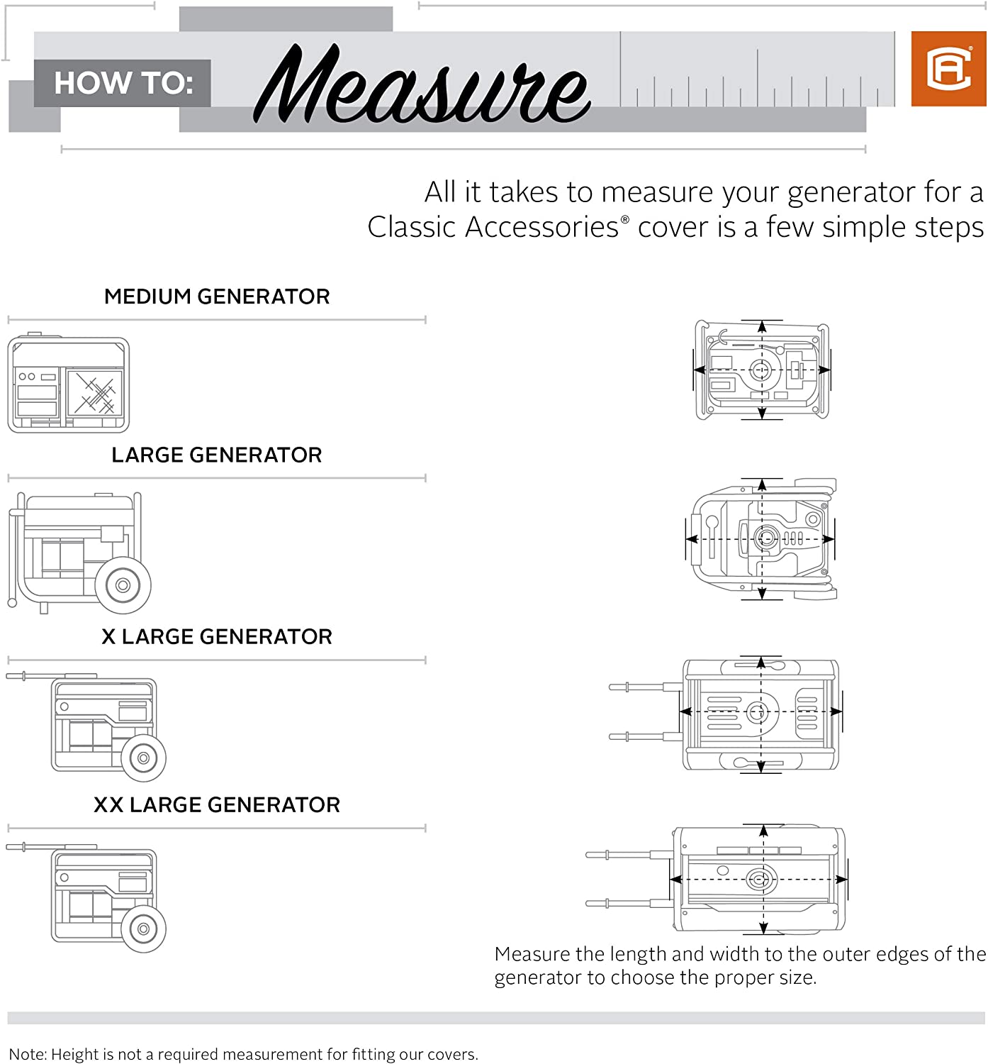 Classic Accessories Generator Cover, X-Large