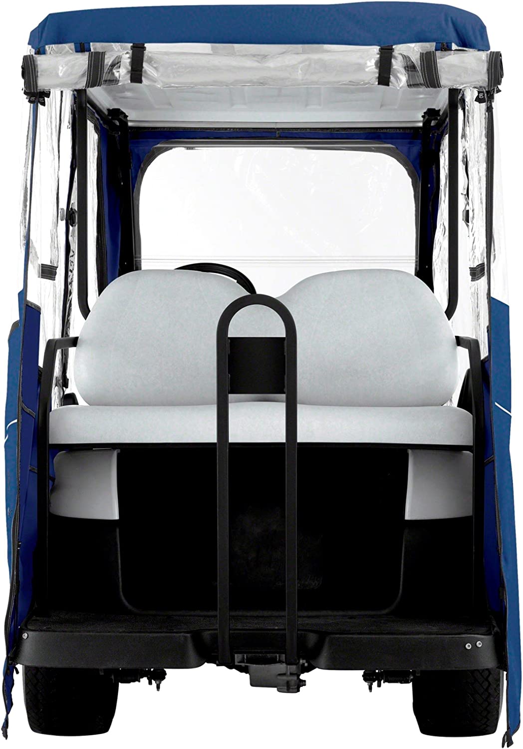 Classic Accessories Fairway Golf Cart Travel Enclosure, Navy, Short Roof