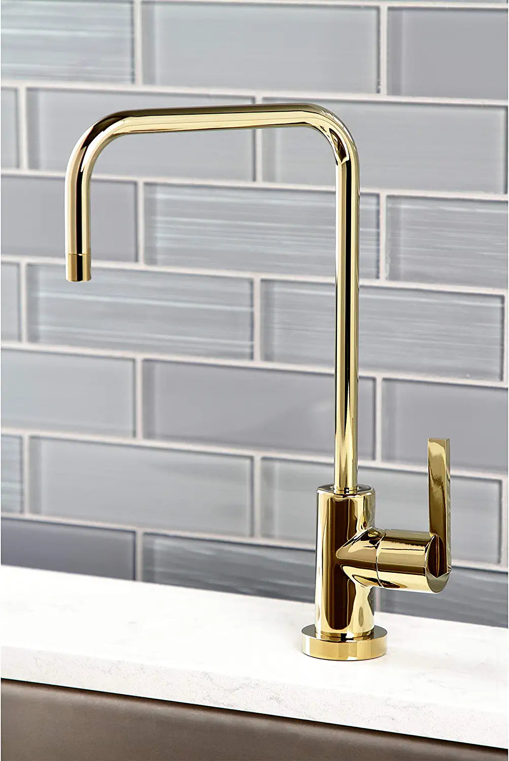 Kingston Brass KS6192CTL Continental Water Filtration Faucet, Polished Brass