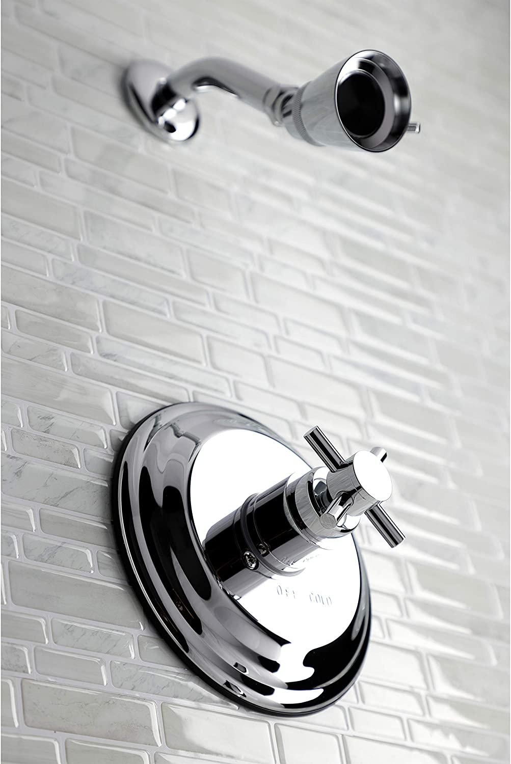 Kingston Brass KB2631DXTSO Concord Shower Faucet Trim Only, Polished Chrome