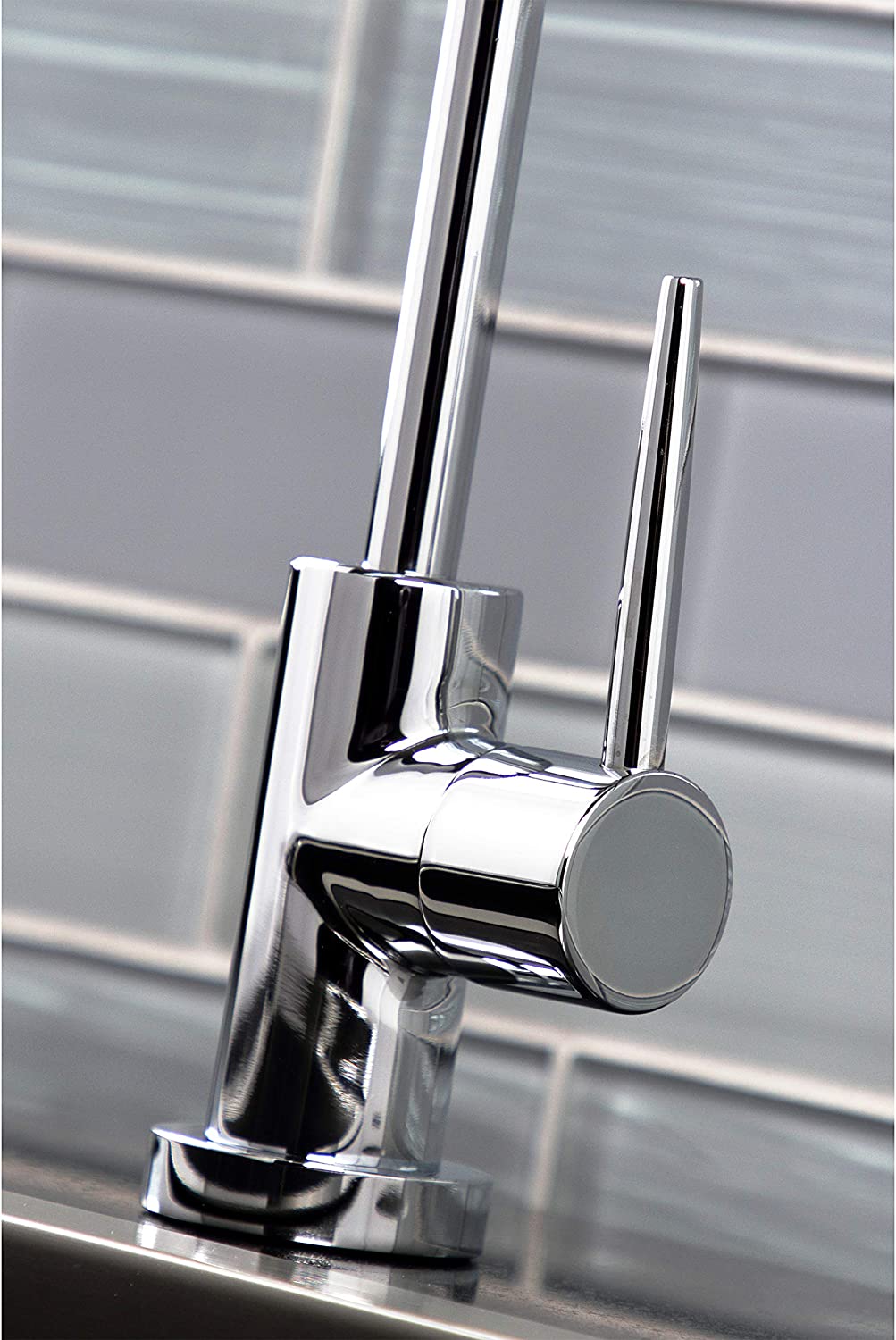 Kingston Brass KS6191NYL New York Water Filtration Faucet, Polished Chrome