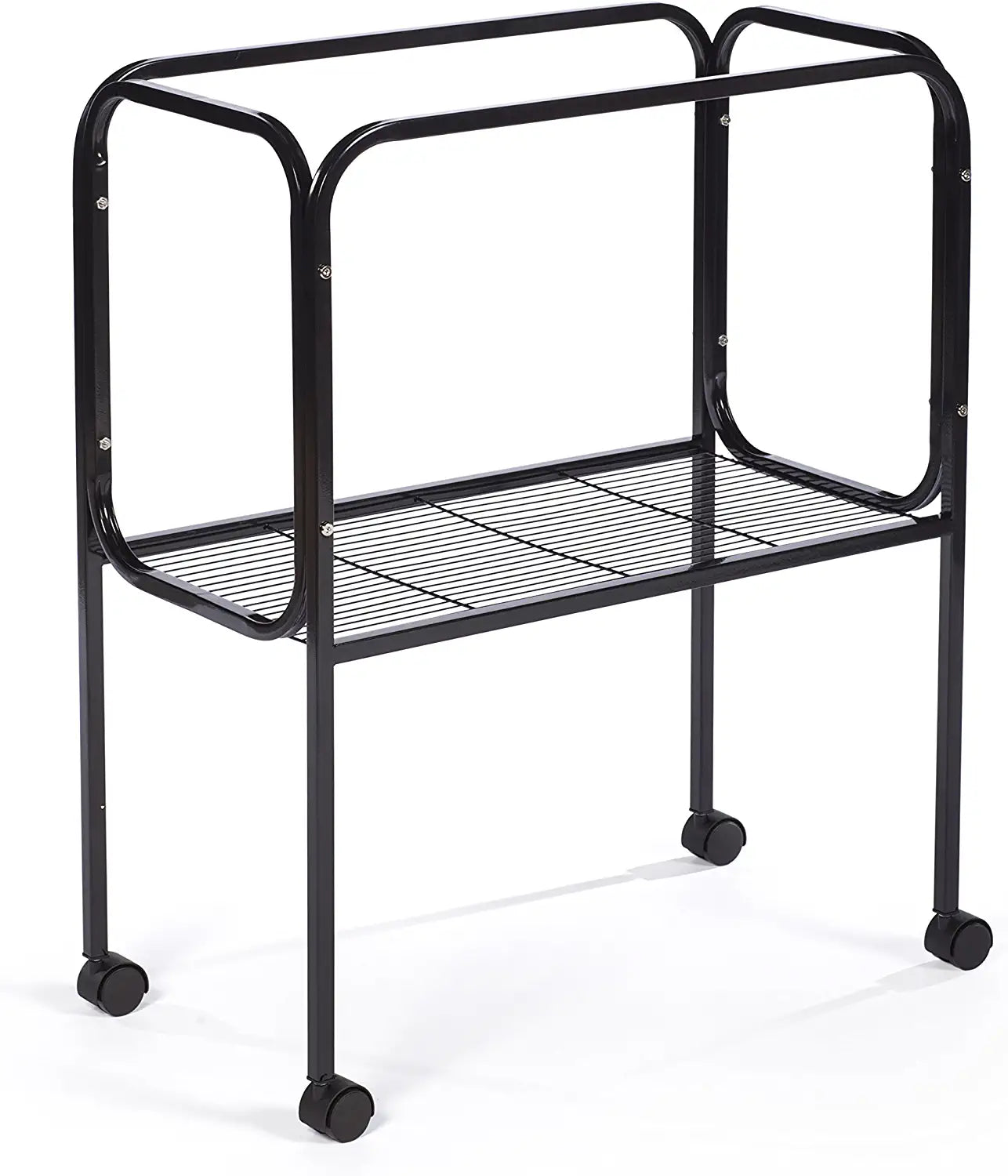 Prevue 446 Bird Cage Stand for Base Flight Cages 26 x 14-Inch, Black