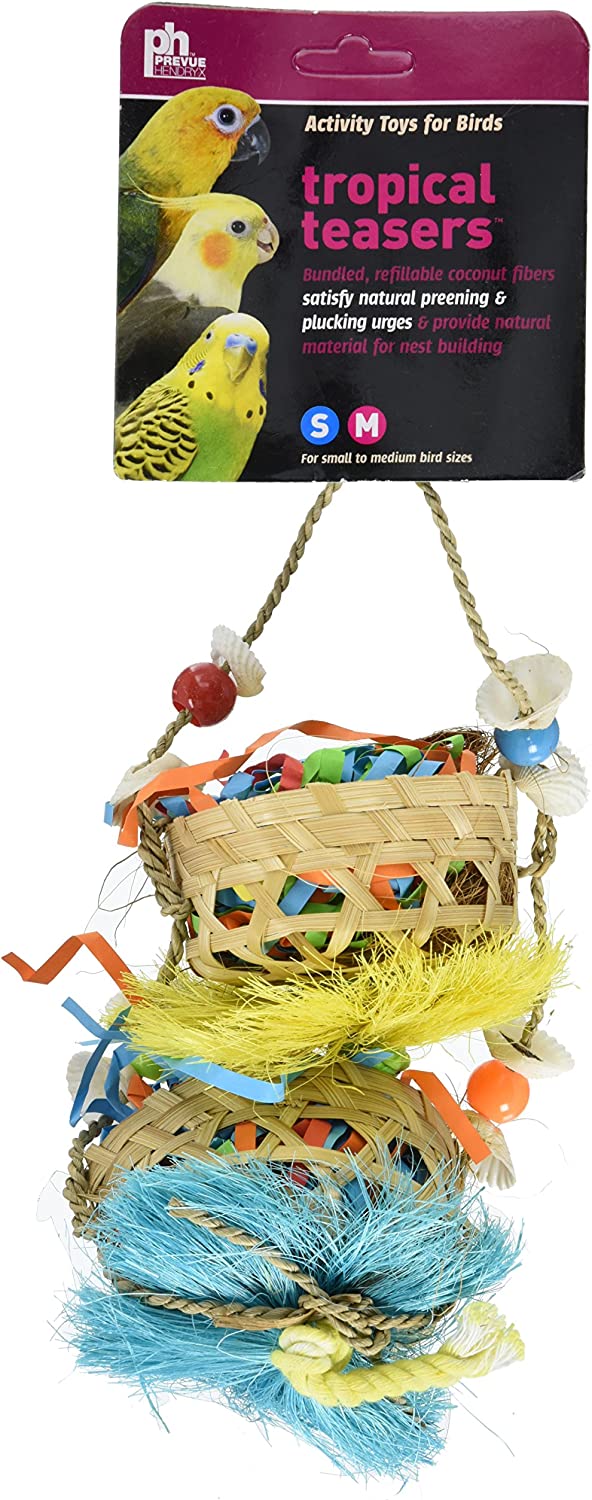 Prevue Pet Products 62512 Tropical Teasers Sky Rider Bird Toy, Multicolor, 12 x 3.5