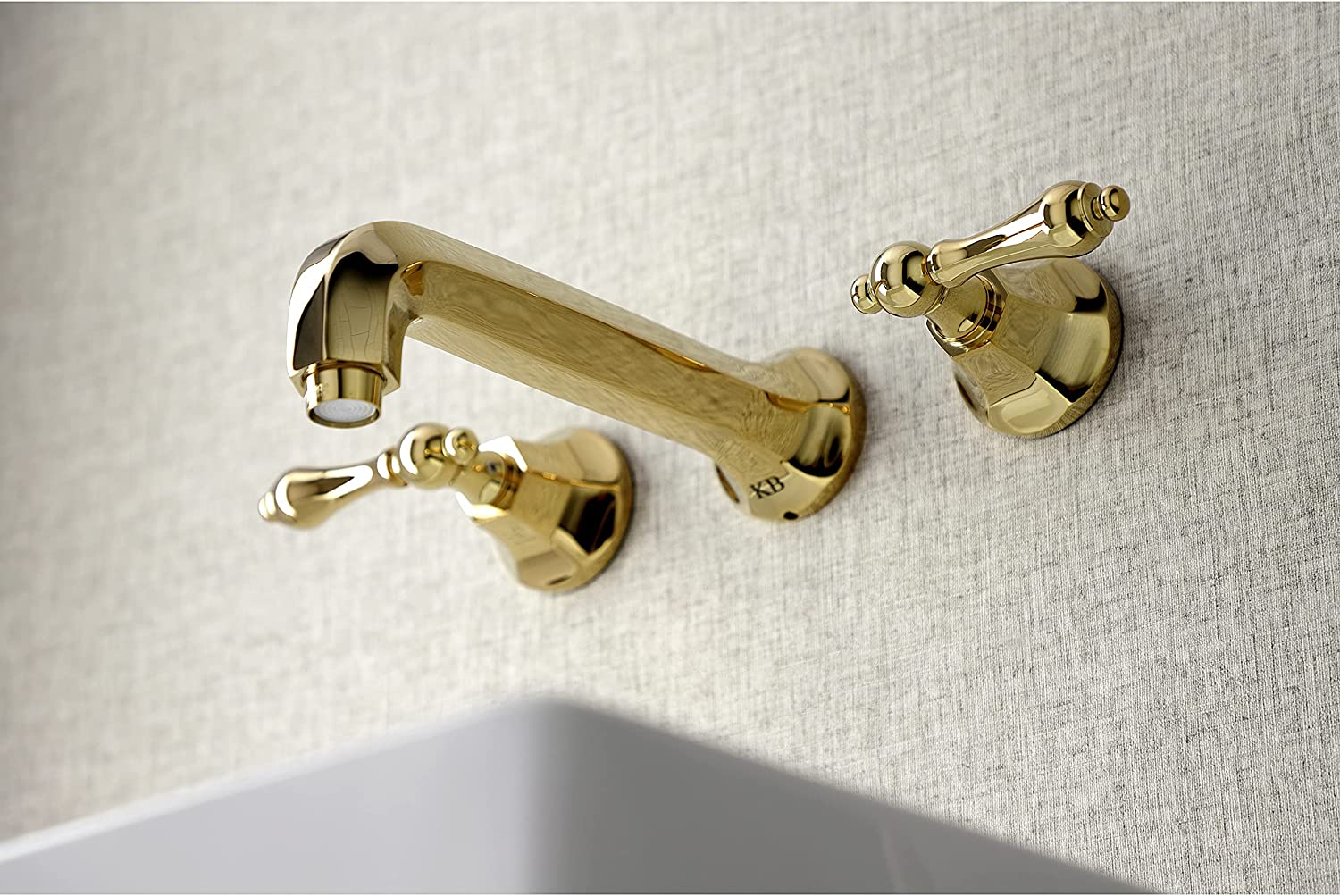 Kingston Brass KS4122AL Metropolitan Bathroom Faucet, Polished Brass