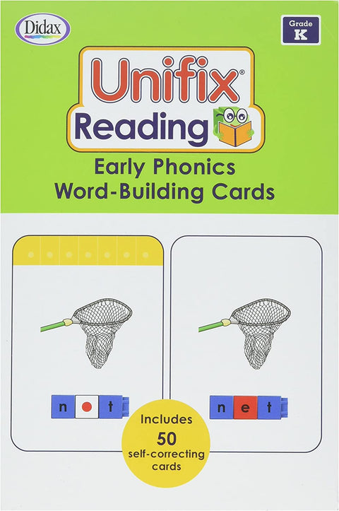 Didax Unifix Reading: Early Phonics Word-Building Cards