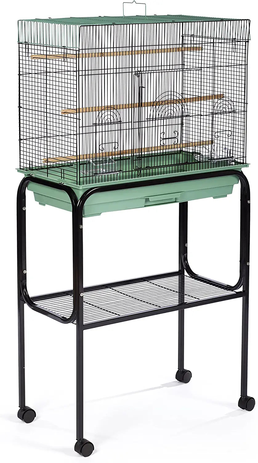 Prevue 446 Bird Cage Stand for Base Flight Cages 26 x 14-Inch, Black