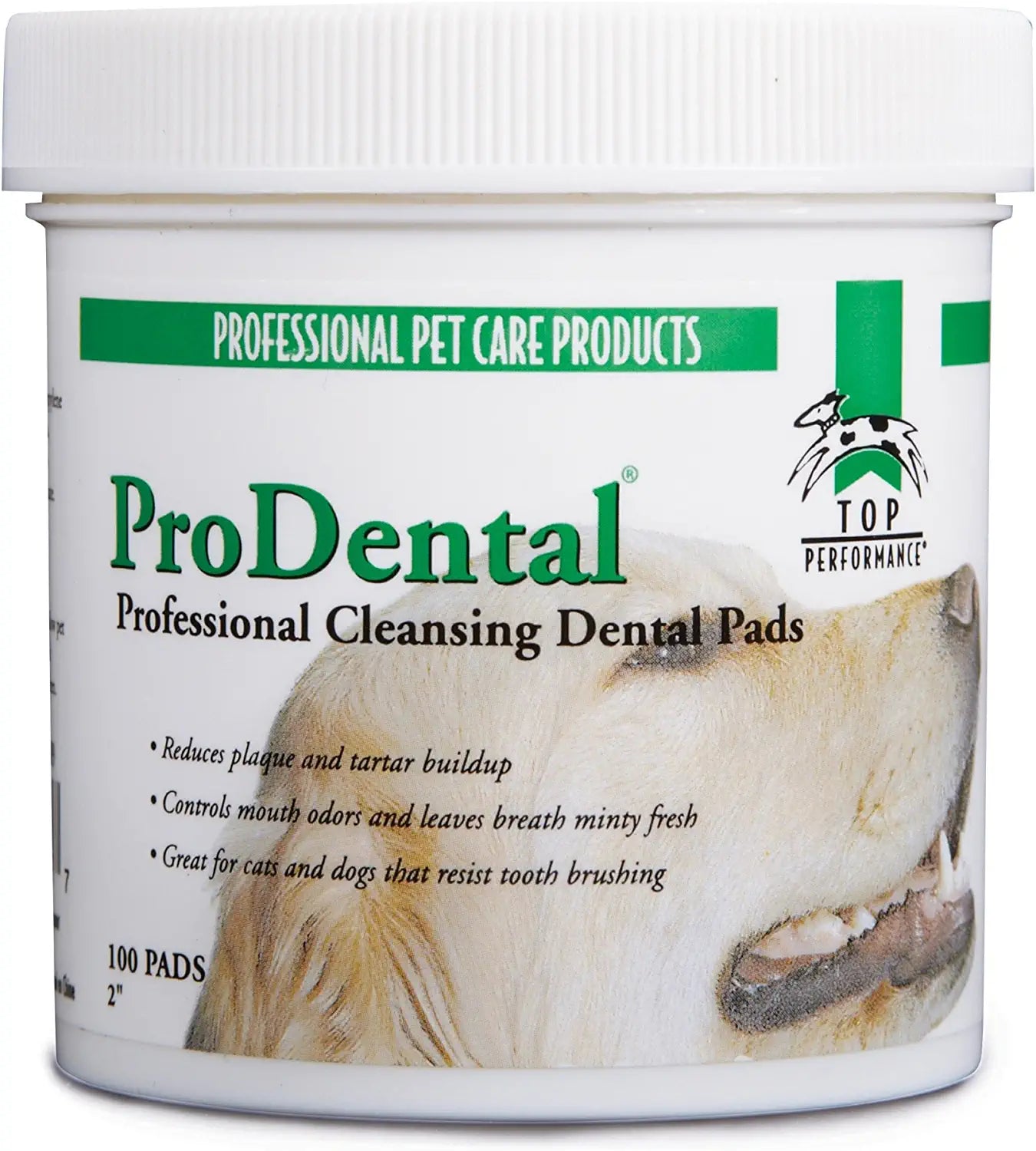 Top Performance ProDental Cleansing Pads √É¬¢√¢‚Äö¬¨√¢‚Ç¨¬ù Safe and Effective Pads for Cleaning Pets&#39; Teeth and Gums, 100-Pack