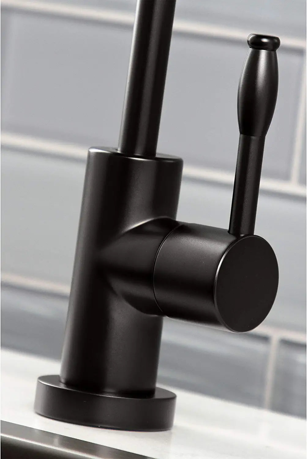 Kingston Brass KS6190NKL Nustudio Water Filtration Faucet, Matte Black