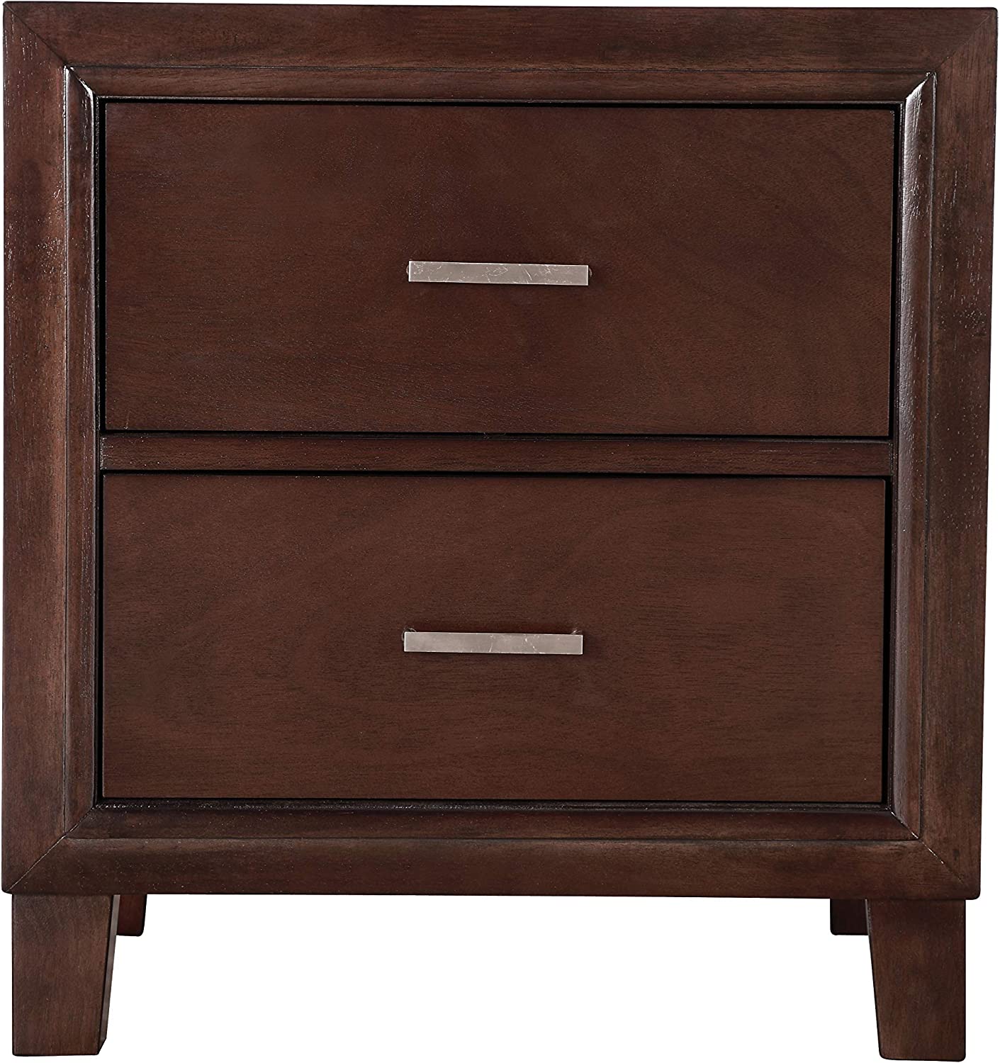 Glory Furniture 2 Drawer Nightstand Cappuccino