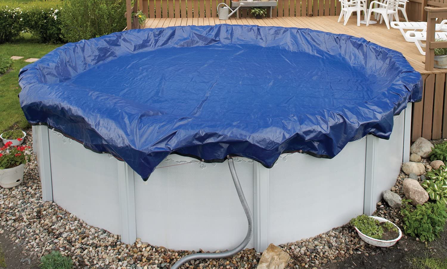 30&#39; Diameter Winter Above Ground Swimming Pool Cover 15 Year Limited Warranty