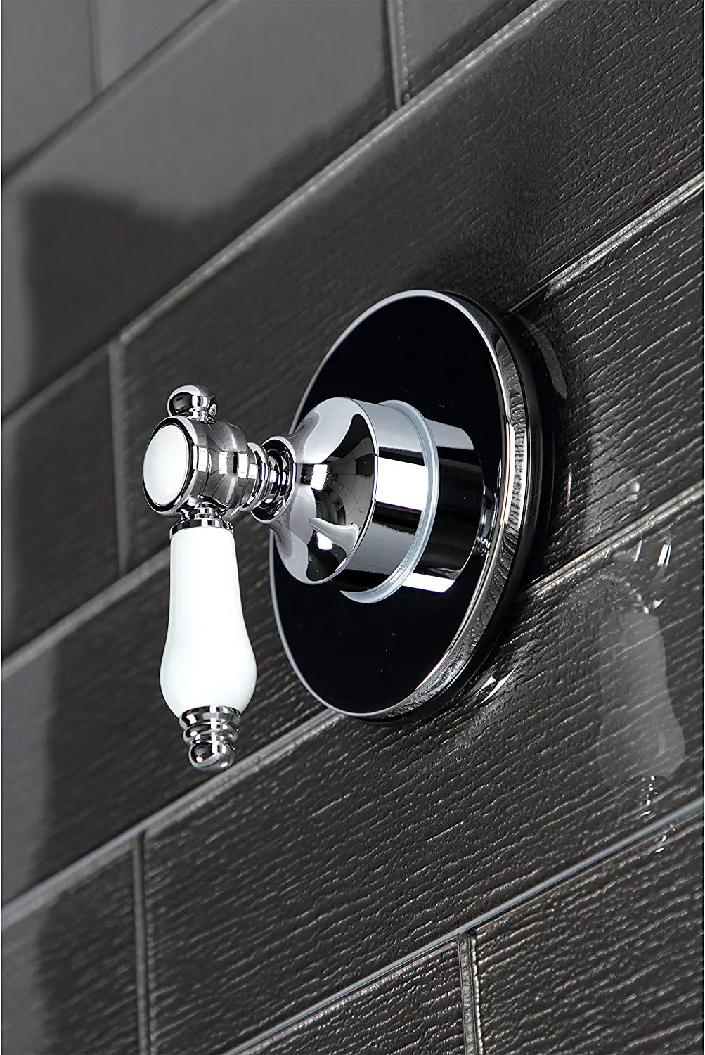 Kingston Brass KS3031BPL Bel-Air Three-Way Diverter Valve with Trim Kit, Polished Chrome