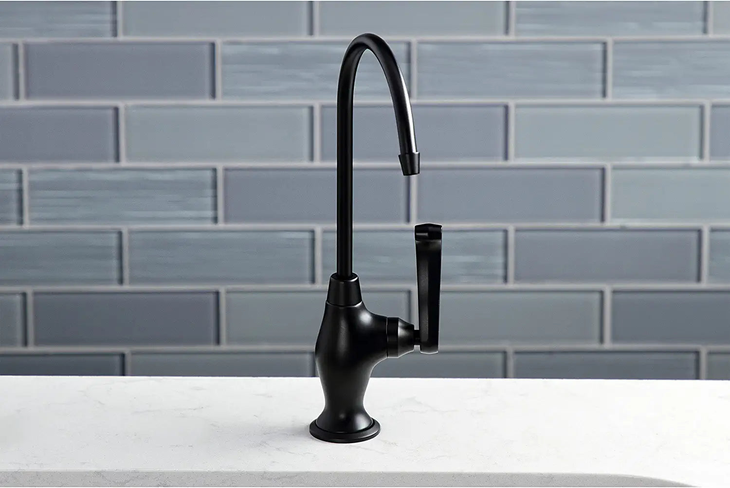 Kingston Brass KS3190FL Royale Water Filtration Faucet, Matte Black