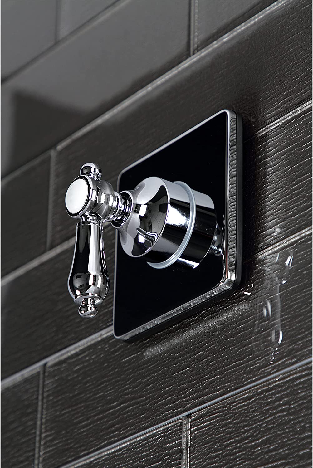 Kingston Brass KS3041BAL Heirloom Three-Way Diverter Valve with Trim Kit, Polished Chrome