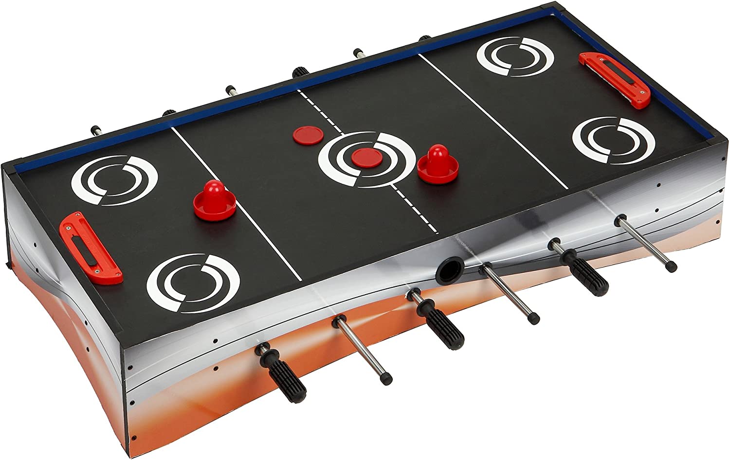 Hathaway Revolver 40-in 4-1 Tabletop Multi-Game with Foosball, Table Tennis, Glide Hockey, and Finger Football (BG1143M)