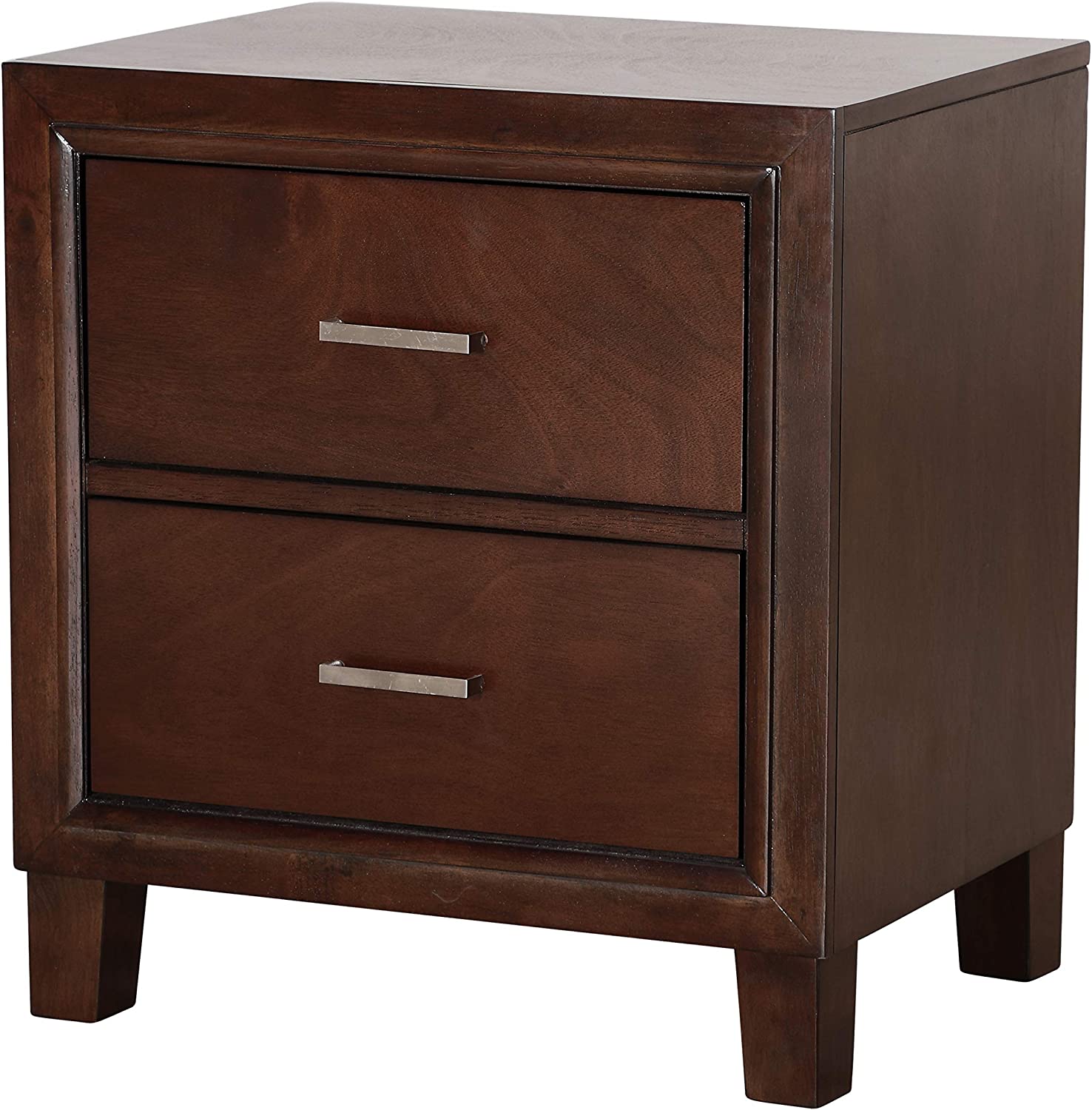 Glory Furniture 2 Drawer Nightstand Cappuccino