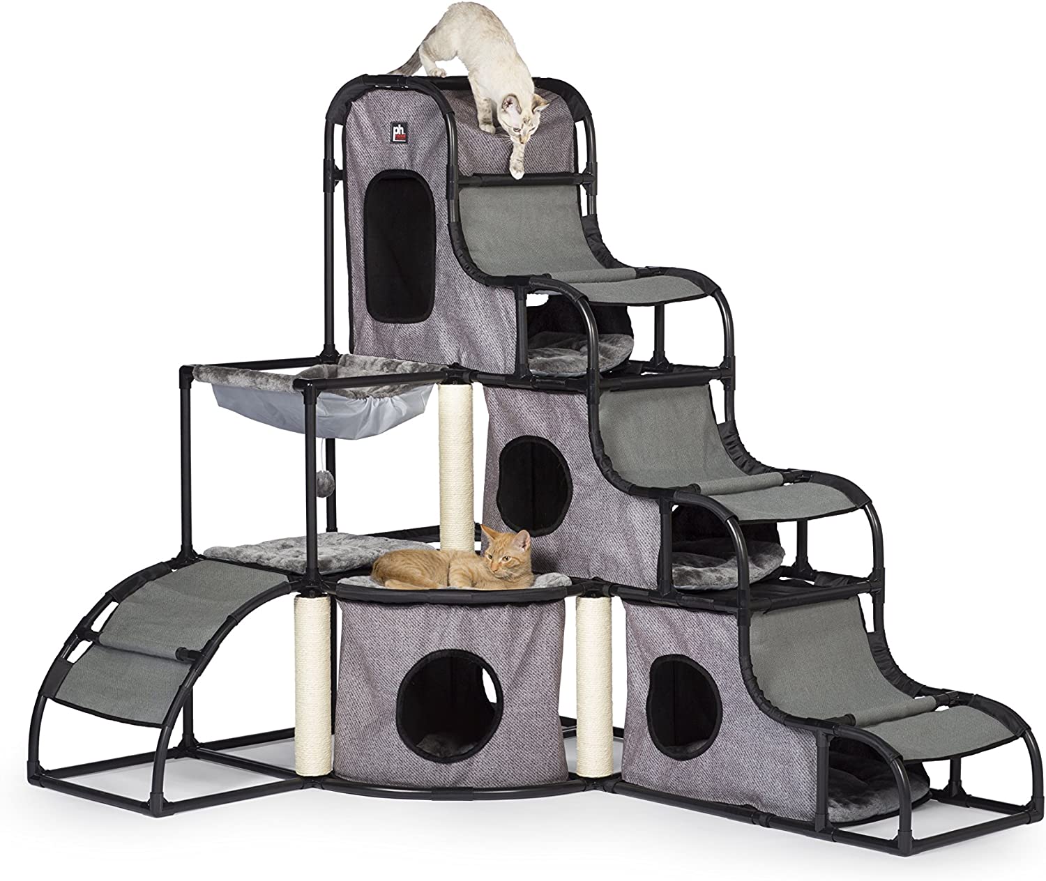 Prevue Pet Products Catville Tower Gray 7240, Gray