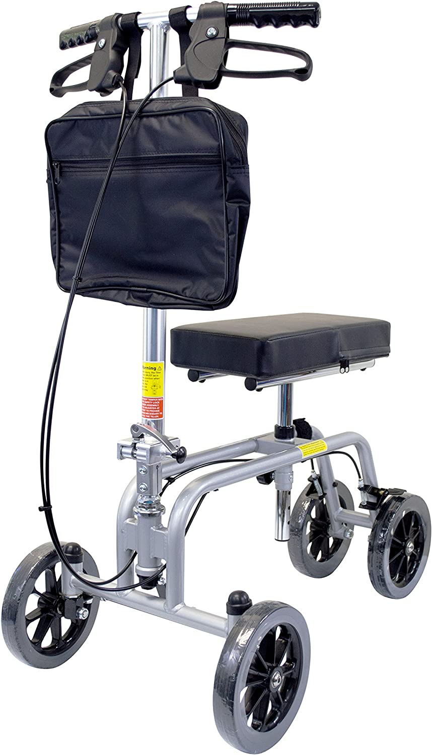 Essential Medical Supply Free Spirit Knee and Leg Walker with Patented Design, Unique Turning Mechanism, Extra Height Adjustability and 400lb Weight Capacity