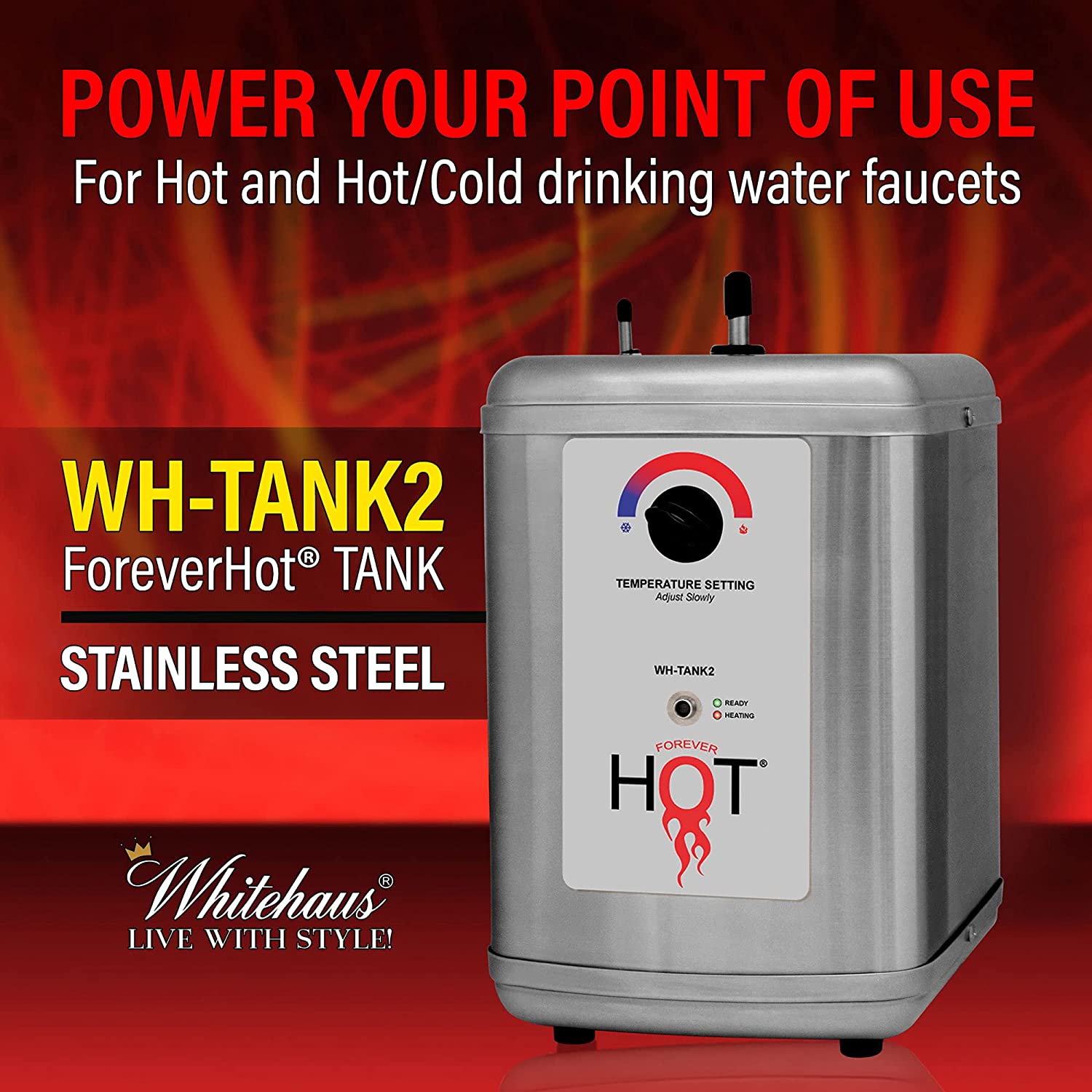 Whitehaus WH-TANK2 ForeverHot Hot Water Tank