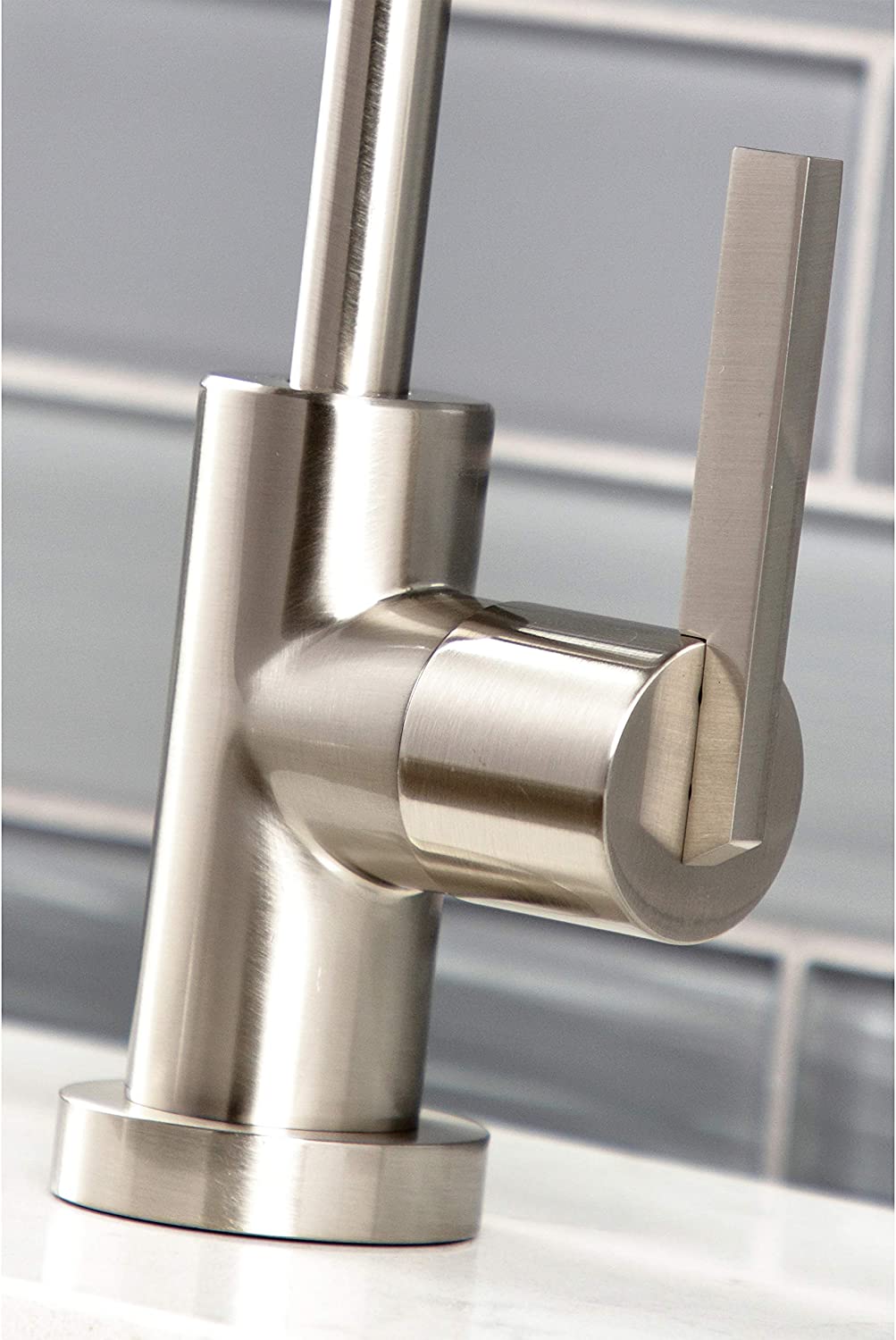 Kingston Brass KS6198CTL Continental Water Filtration Faucet, Brushed Nickel