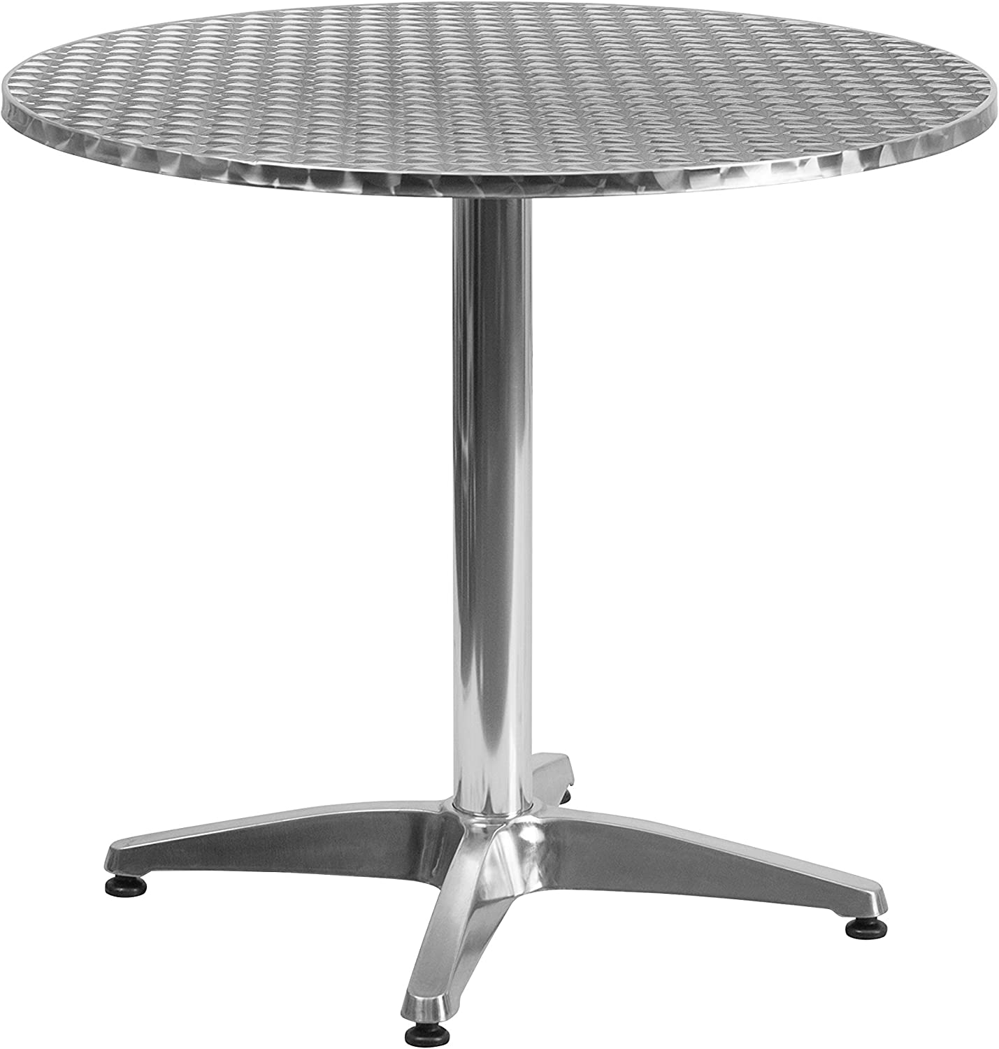 Flash Furniture 31.5&#39;&#39; Round Aluminum Indoor-Outdoor Table with Base