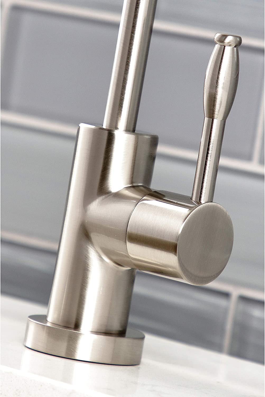 Kingston Brass KS6198NKL Nustudio Water Filtration Faucet, Brushed Nickel