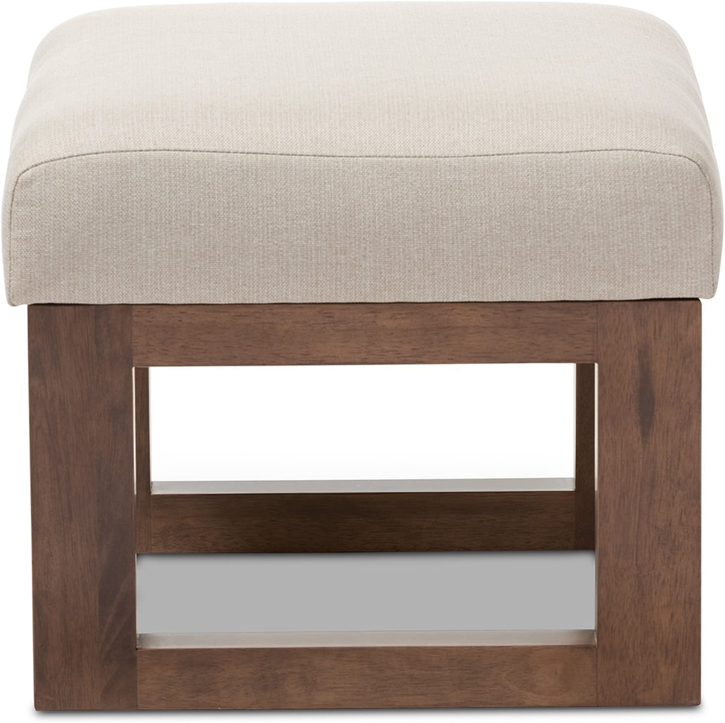 Baxton Studio BBT5200-Light Ottomans, Light Beige