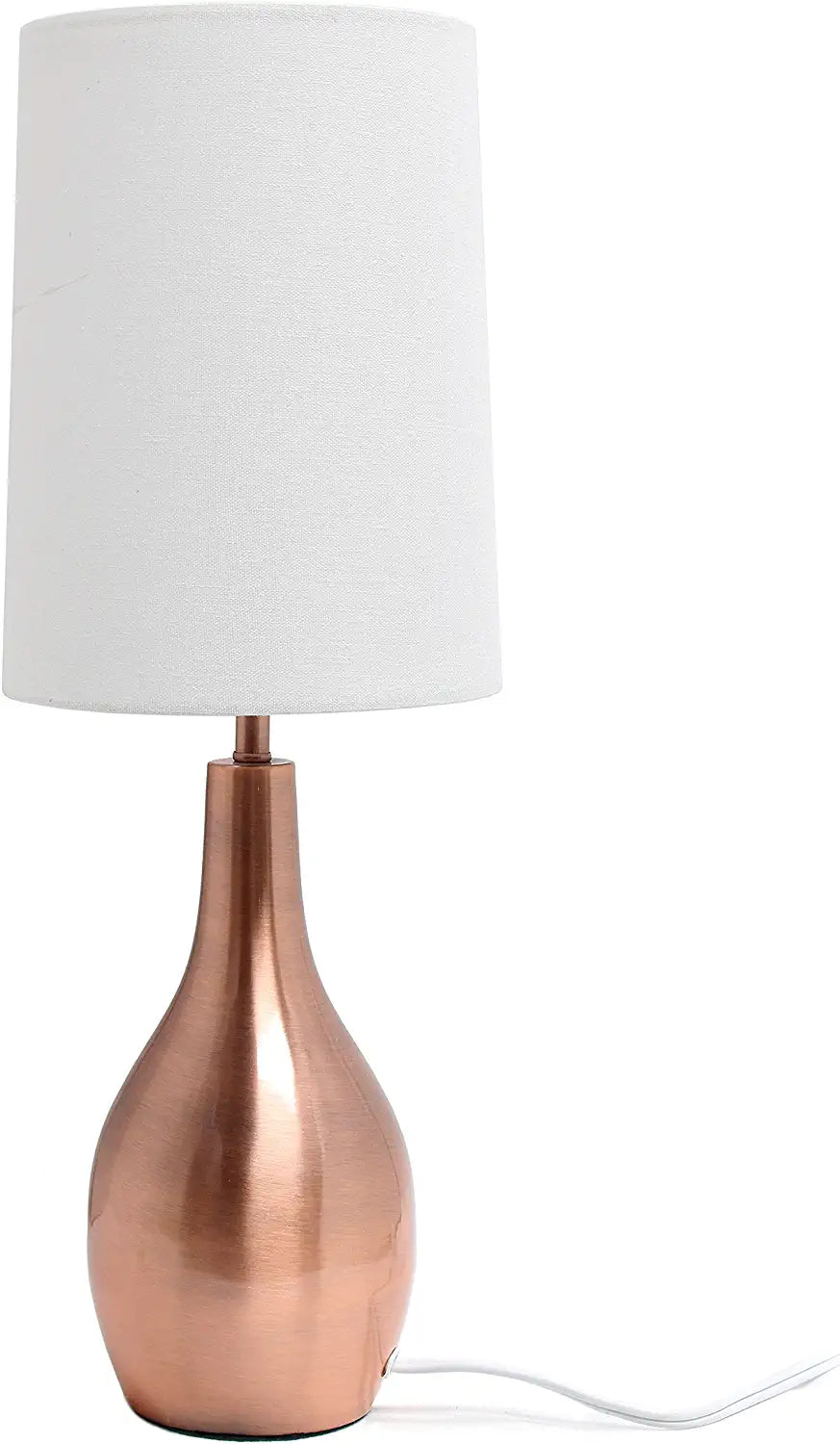 Simple Designs LT3303-RBZ Tear Drop Table Lamp, Restoration Bronze