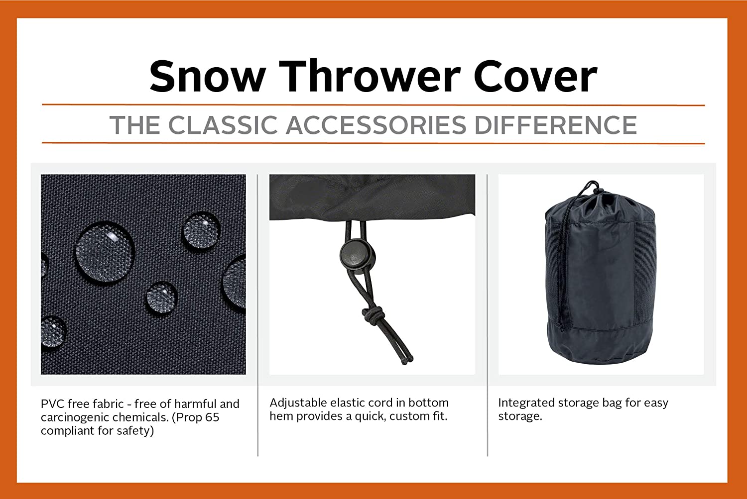 Classic Accessories Two-Stage Snow Thrower Cover