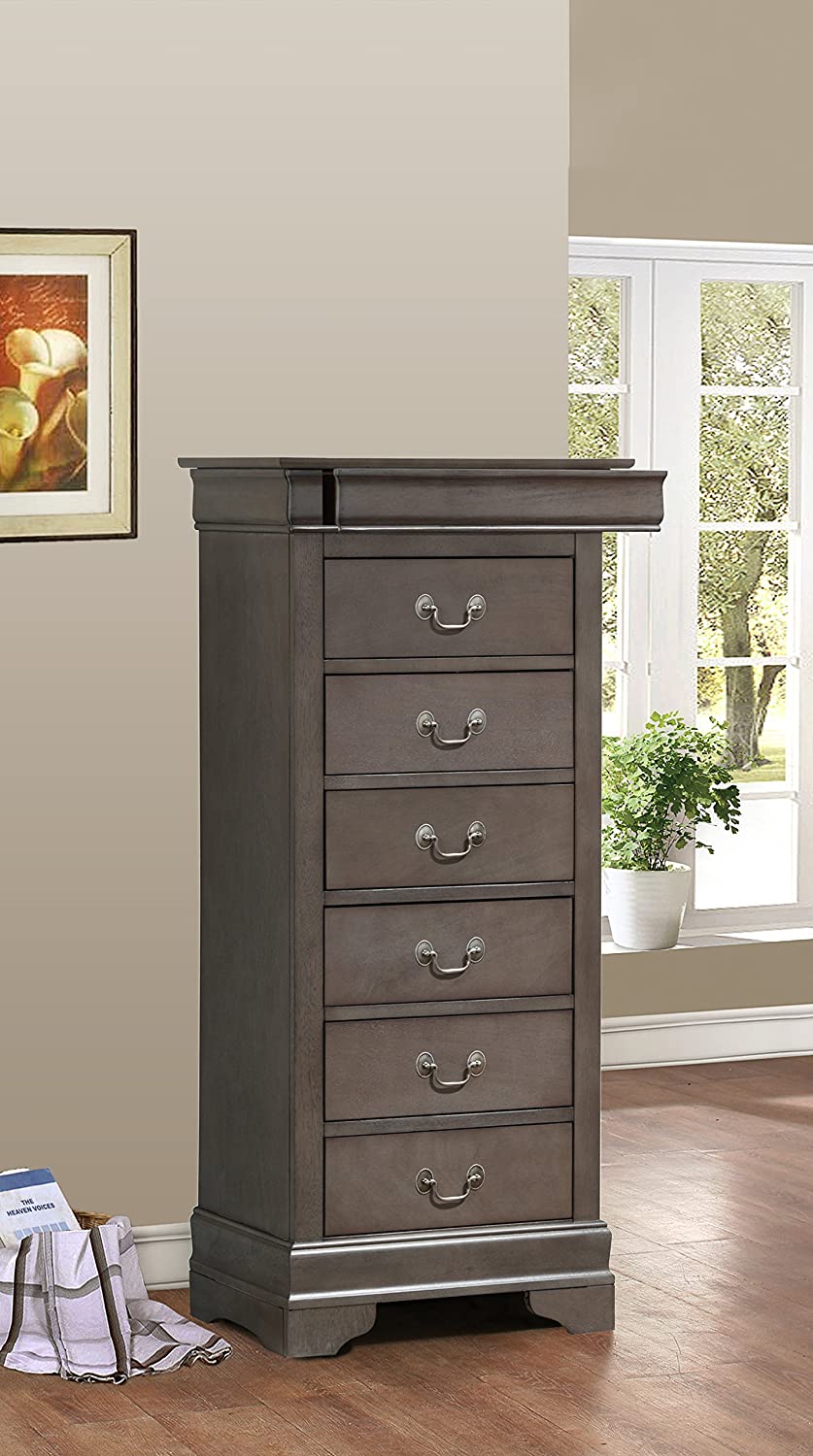 Glory Furniture Lingerie Chest, Gray