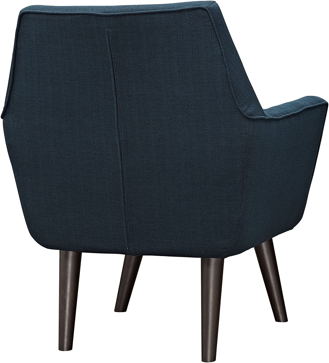 Modway Posit Mid-Century Modern Fabric Upholstered Accent Lounge Arm Chair In Wheatgrass