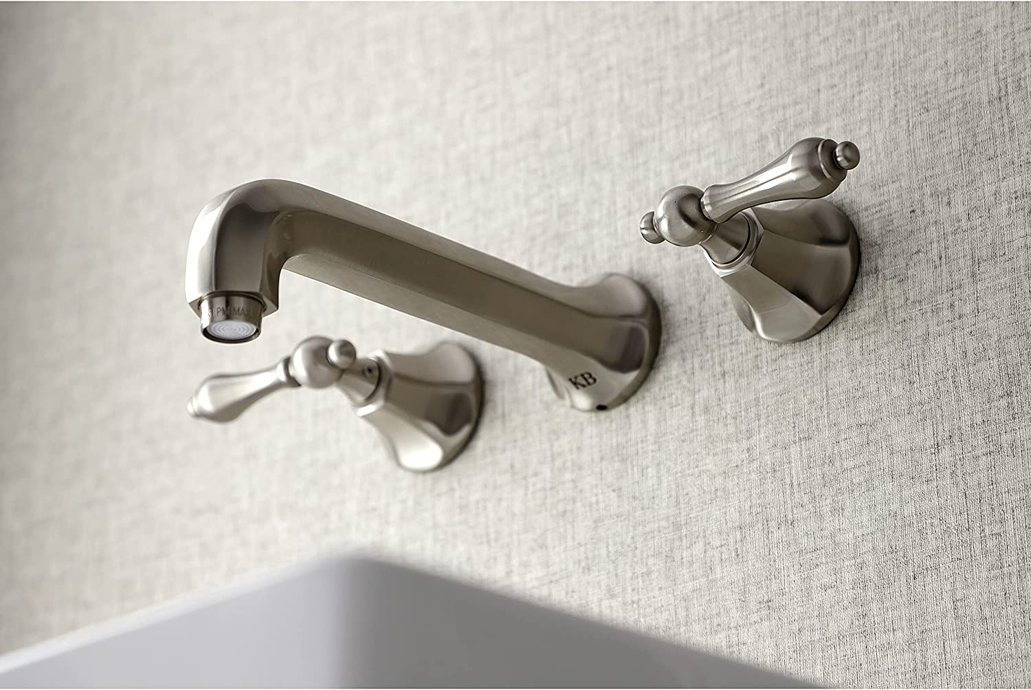 Kingston Brass KS4128AL Metropolitan Bathroom Faucet, Brushed Nickel