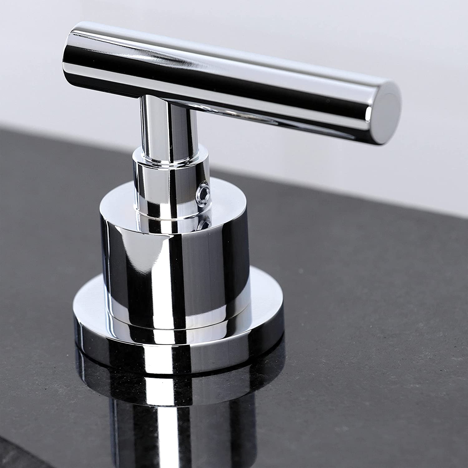 Kingston Brass FSC8921CML Manhattan Widespread Bathroom Faucet, Polished Chrome