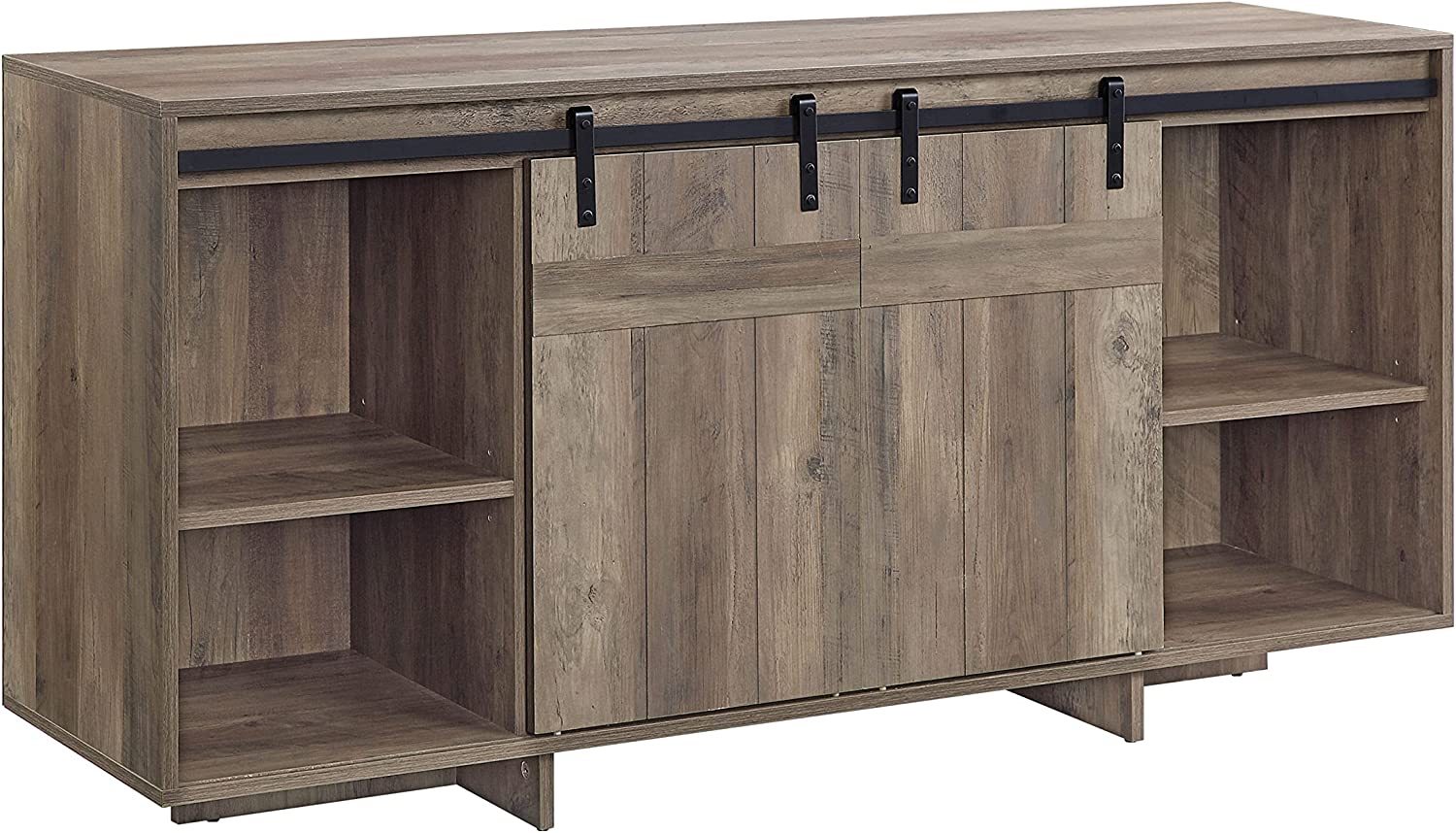 Acme Furniture Bellarosa TV Stand, Rustic Oak