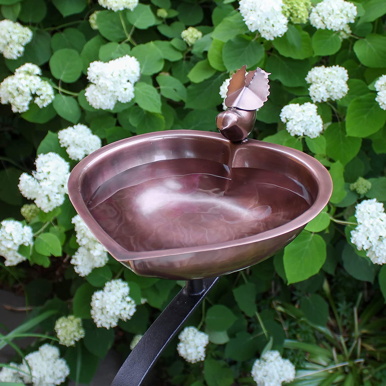 Heart Shaped Birdbath- Rail Mount Bracket