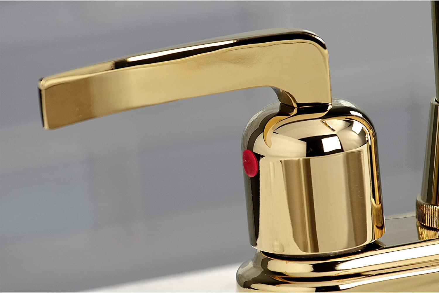 Kingston Brass KB8492EFL Centurion Bar Faucet, Polished Brass