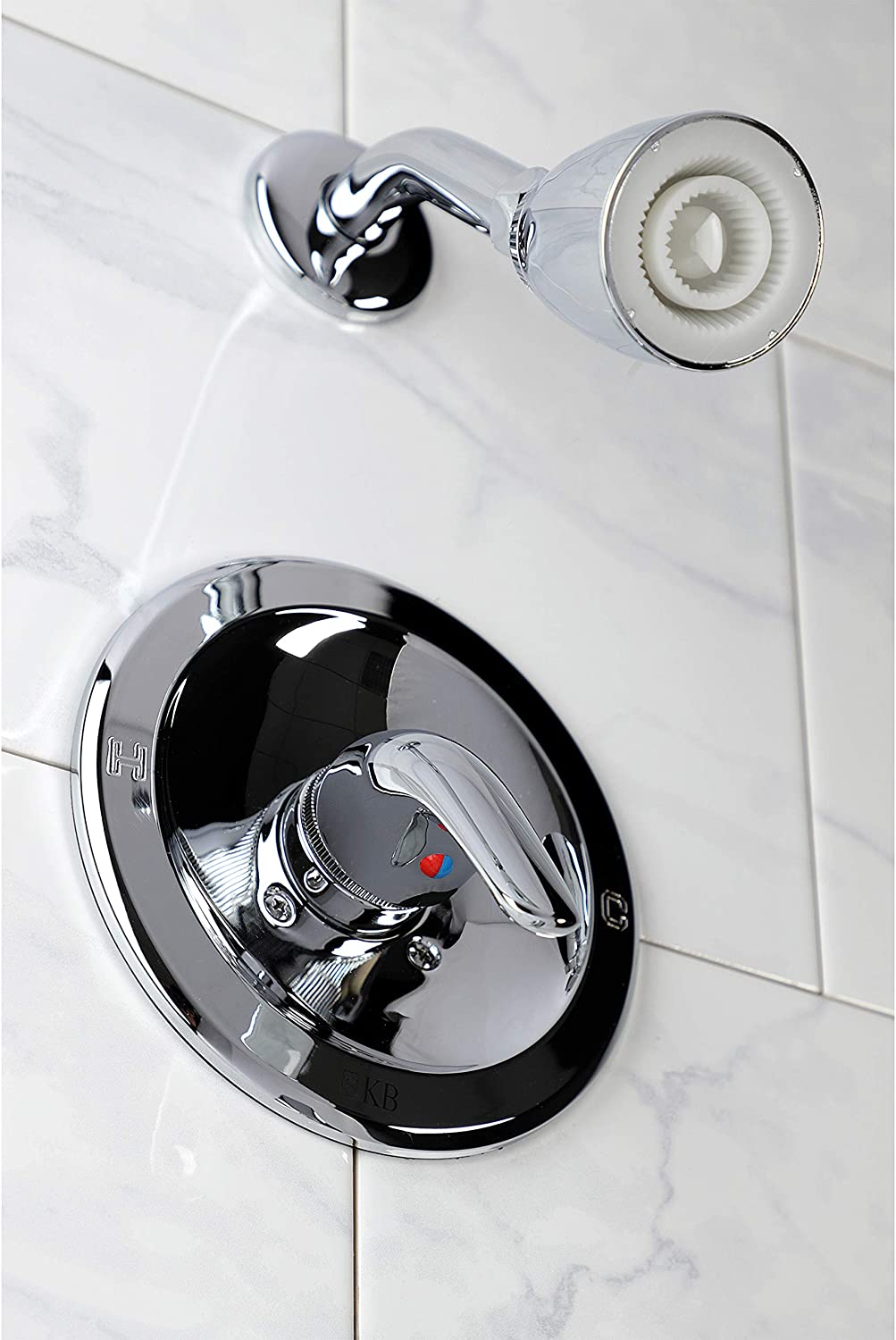 Kingston Brass KB531LSO Shower Faucet, Polished Chrome