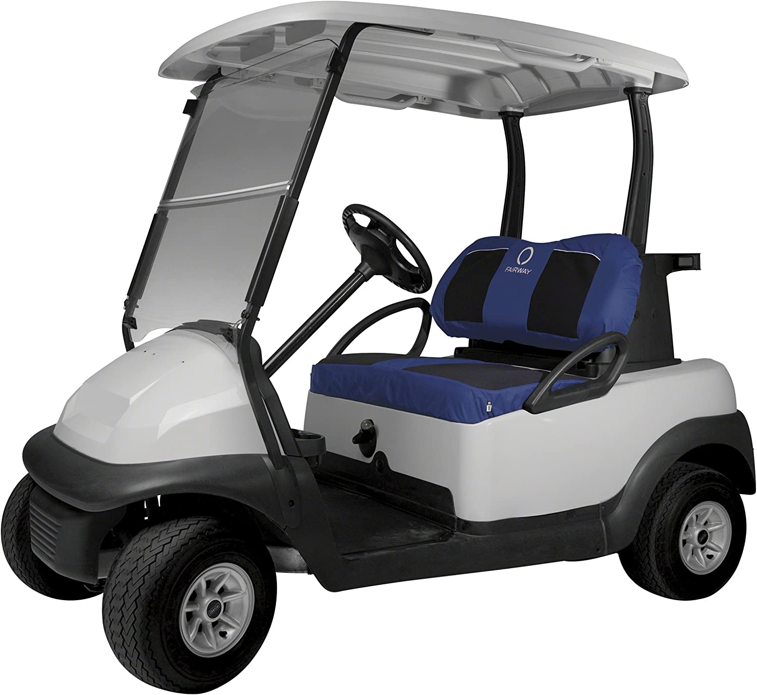Classic Accessories Fairway Golf Cart Neoprene Paneled Bench Seat Cover