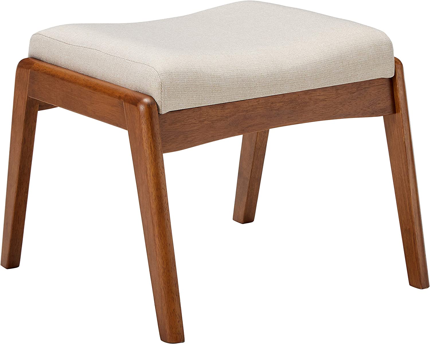 Baxton Studio Roxy Ottoman Light Beige