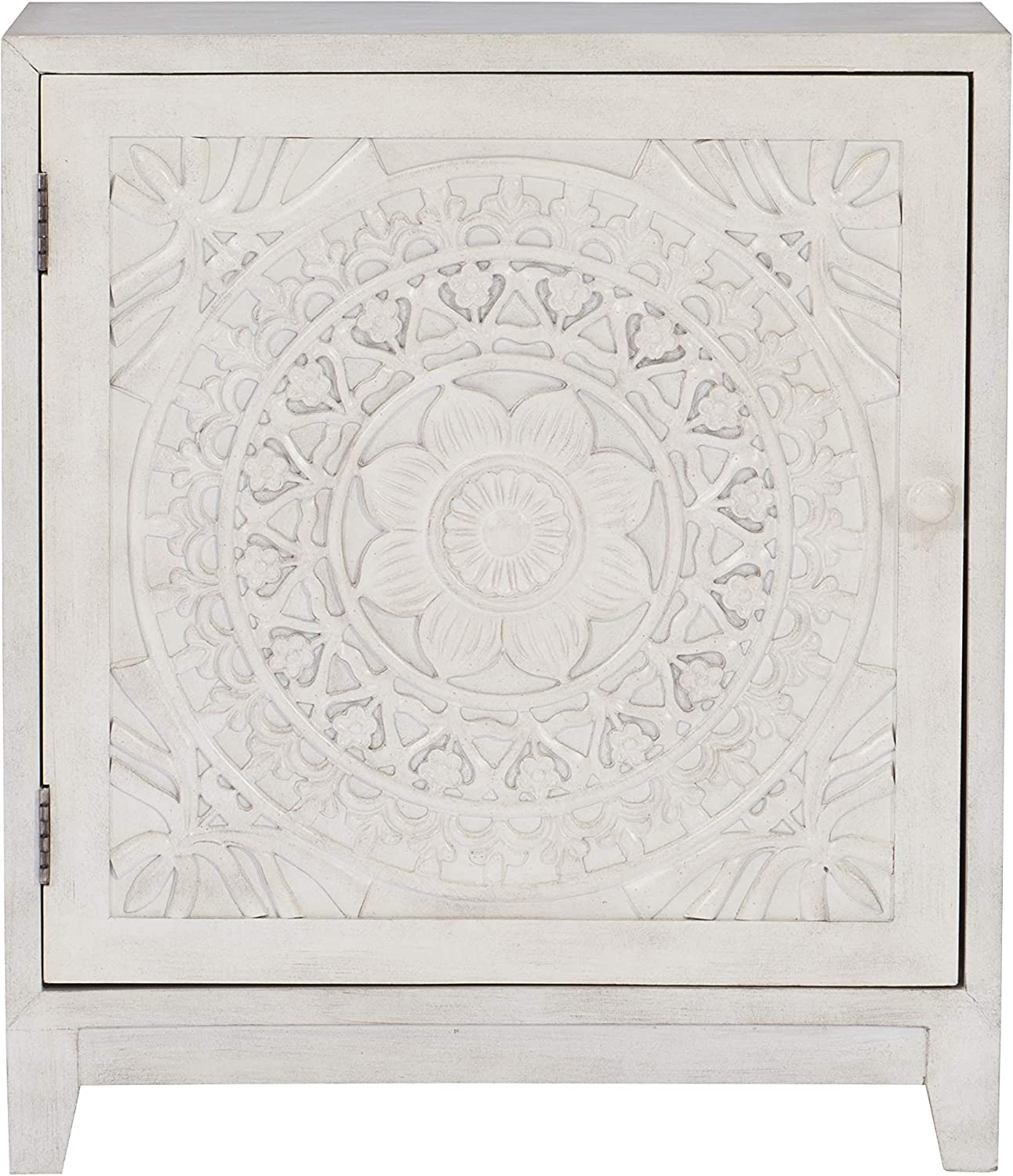 Powell Furniture Grace, Antique White Cabinet,