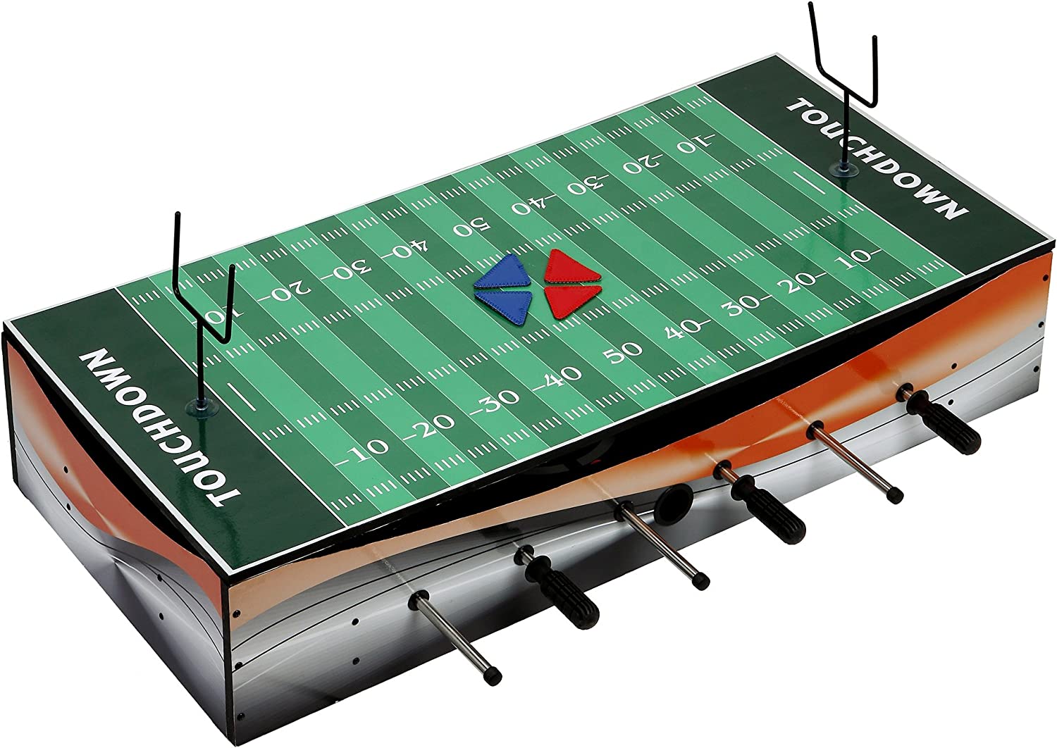 Hathaway Revolver 40-in 4-1 Tabletop Multi-Game with Foosball, Table Tennis, Glide Hockey, and Finger Football (BG1143M)