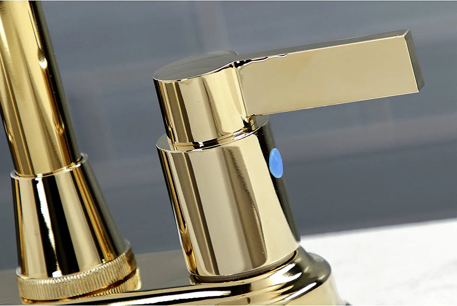 Kingston Brass KB8492NDL NuvoFusion Bar Faucet, Polished Brass