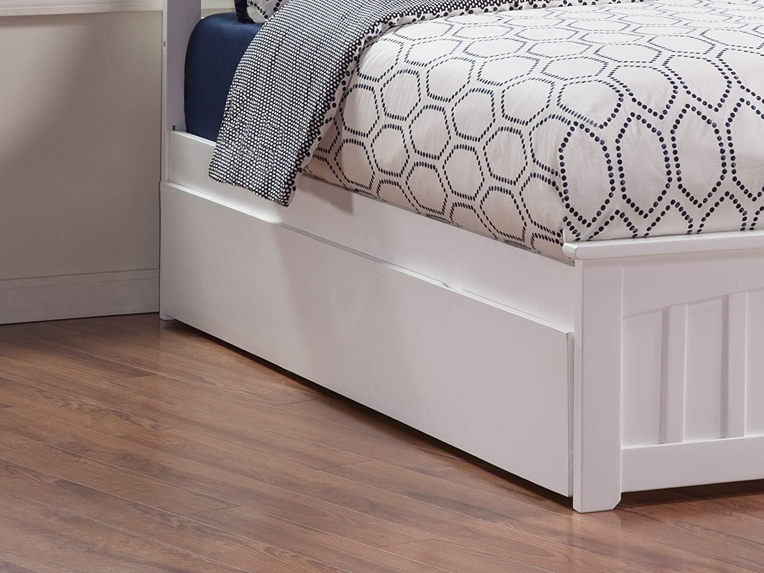 Urban Trundle Bed Twin Extra Long in White