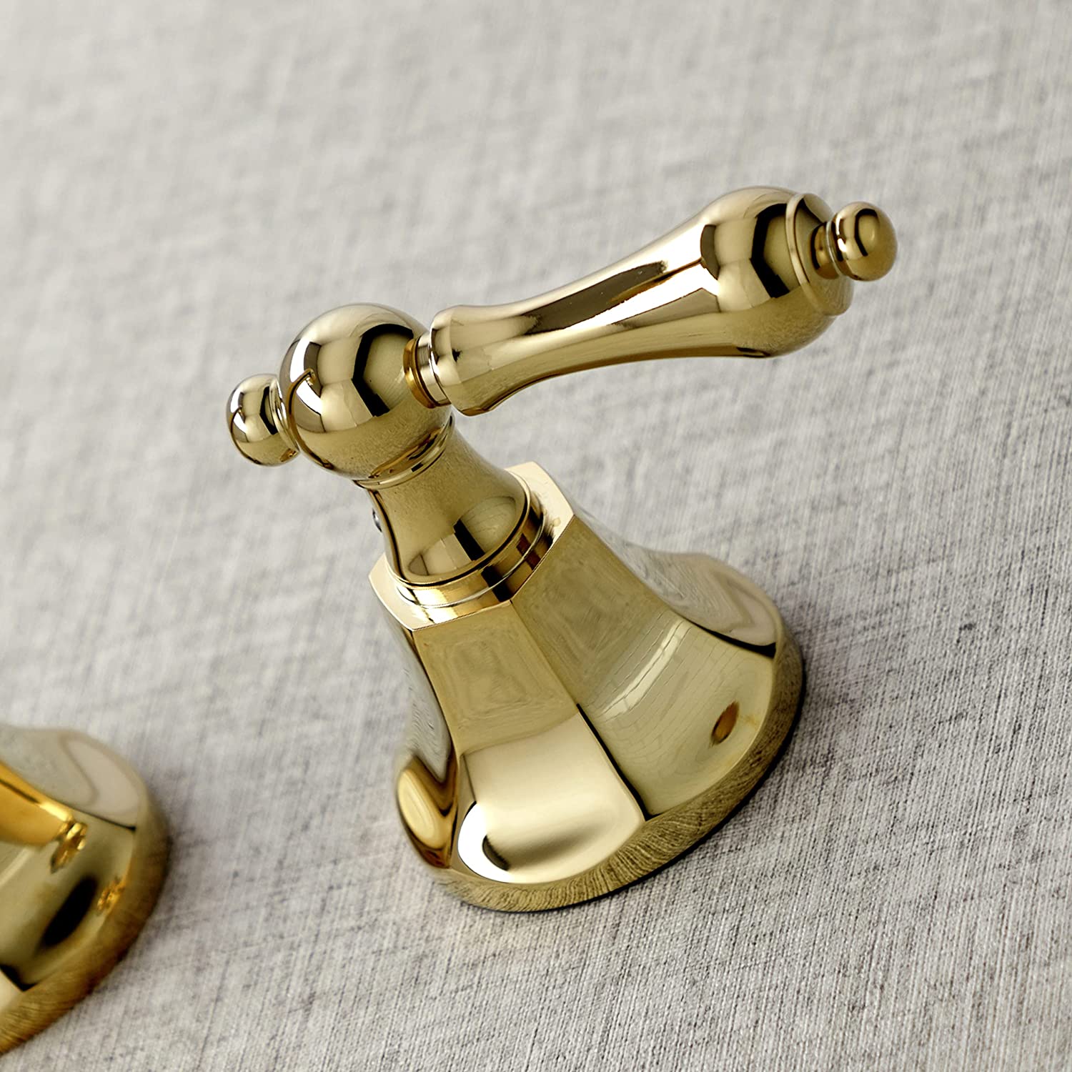 Kingston Brass KS4122AL Metropolitan Bathroom Faucet, Polished Brass