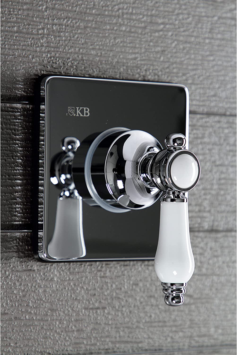 Kingston Brass KS3041BPL Bel-Air Three-Way Diverter Valve with Trim Kit, Polished Chrome