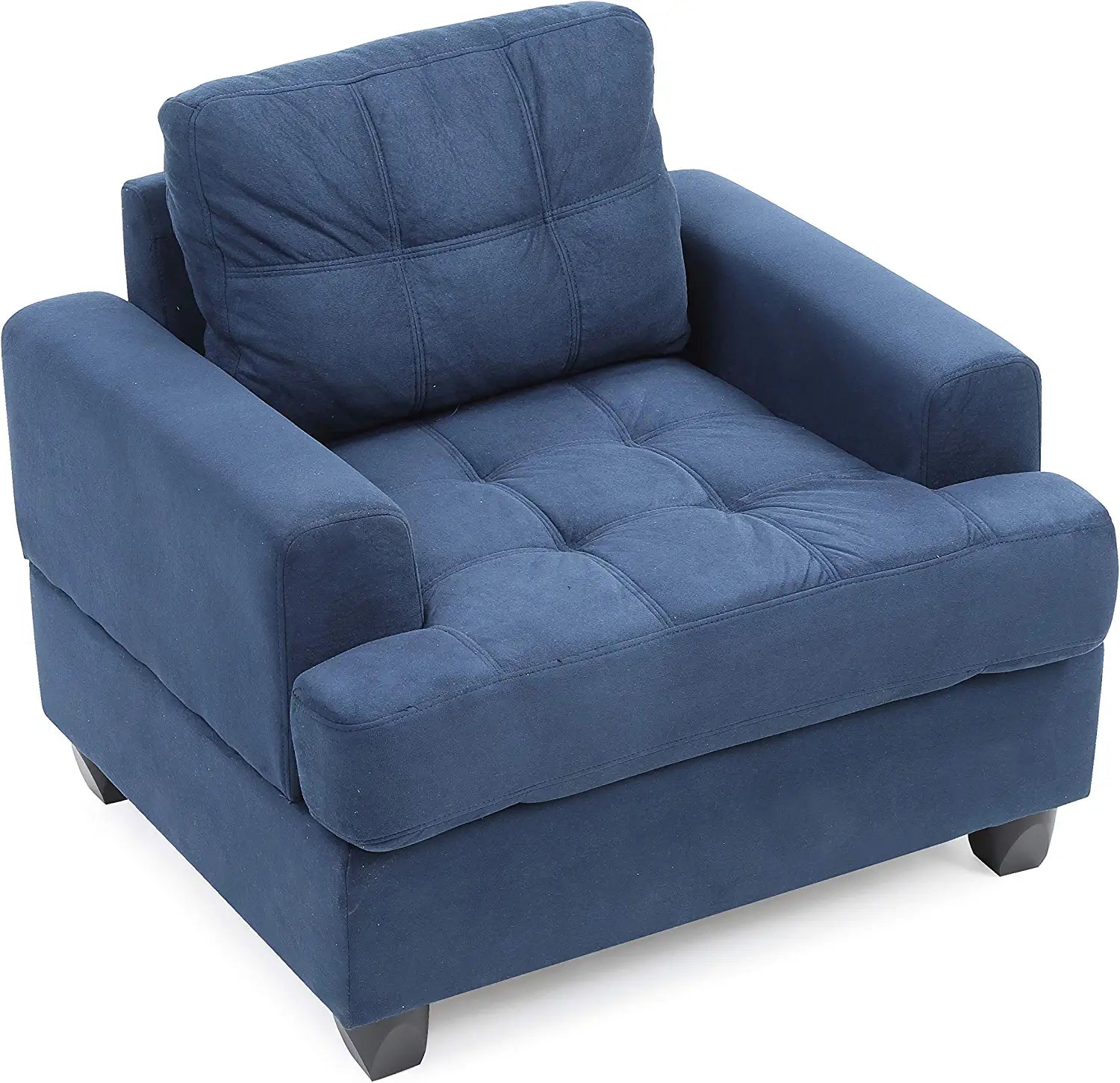 Glory Furniture G510A-C Living Room Chair, Navy Blue
