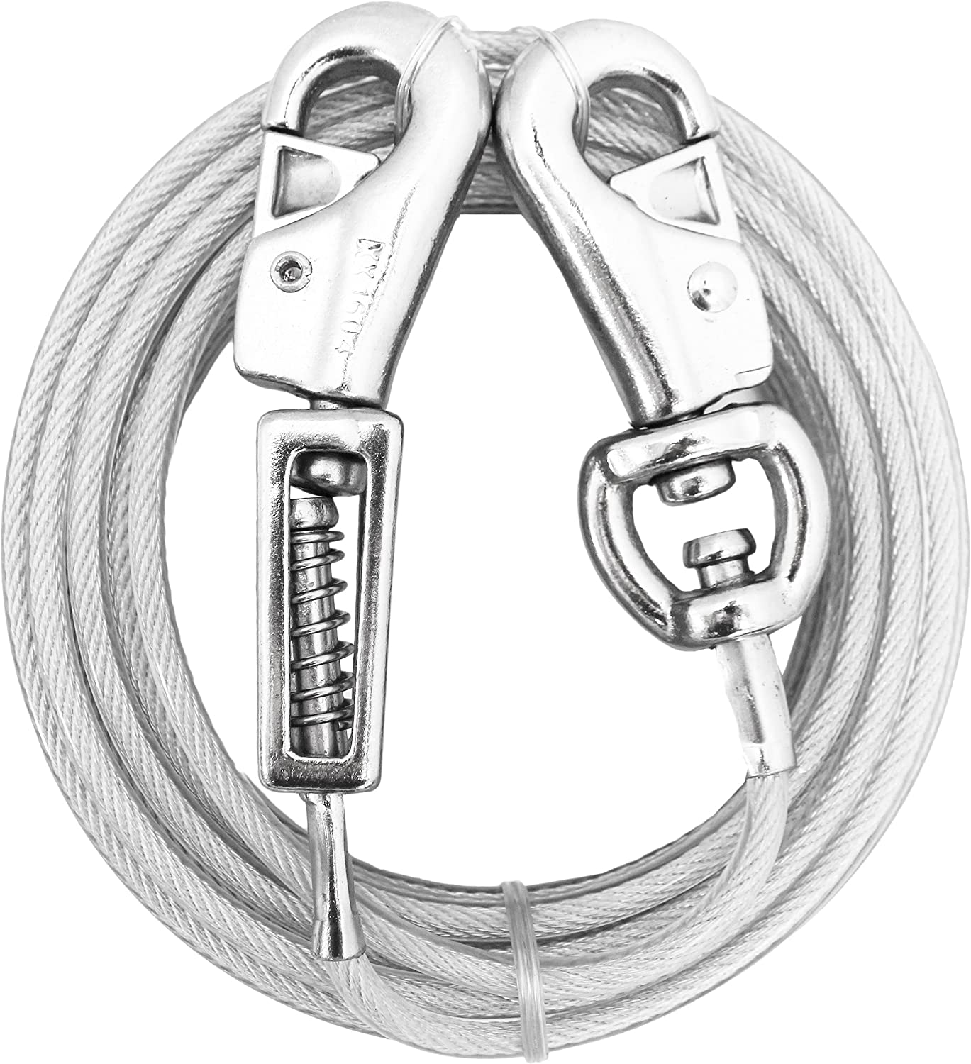 Boss Pet - Prestige 30ft Beast Dog Tie Out with Spring