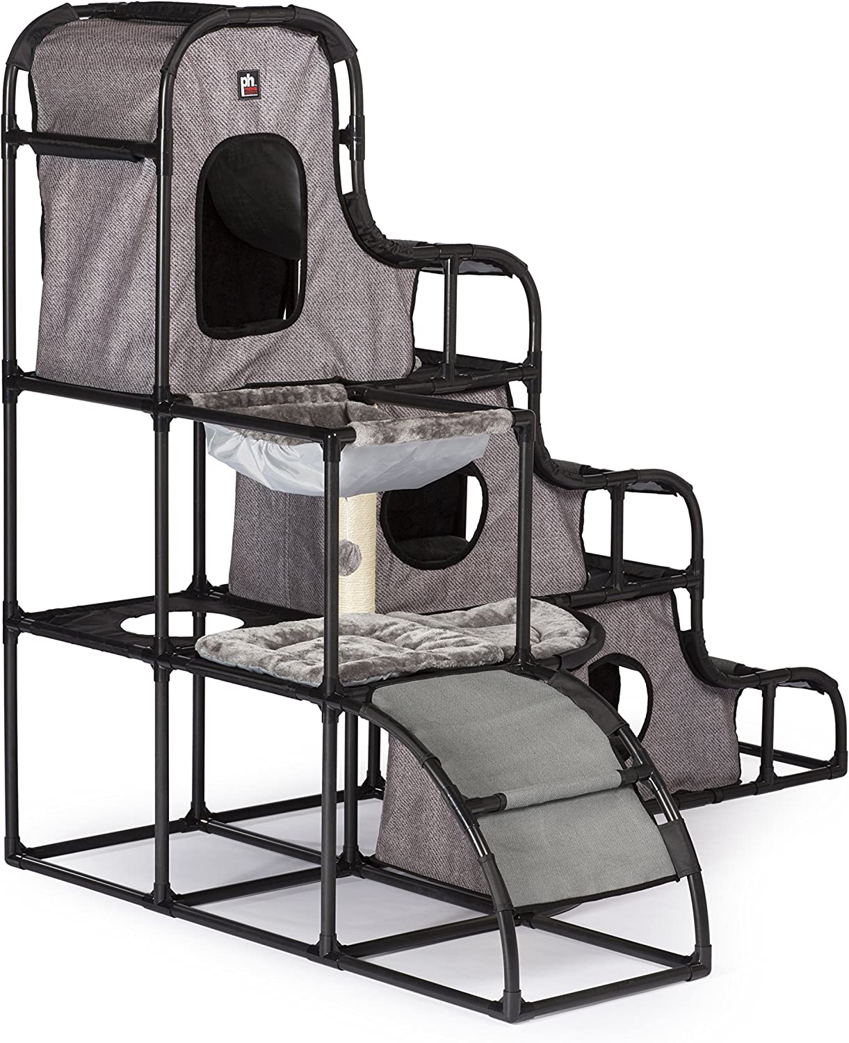 Prevue Pet Products Catville Tower Gray 7240, Gray