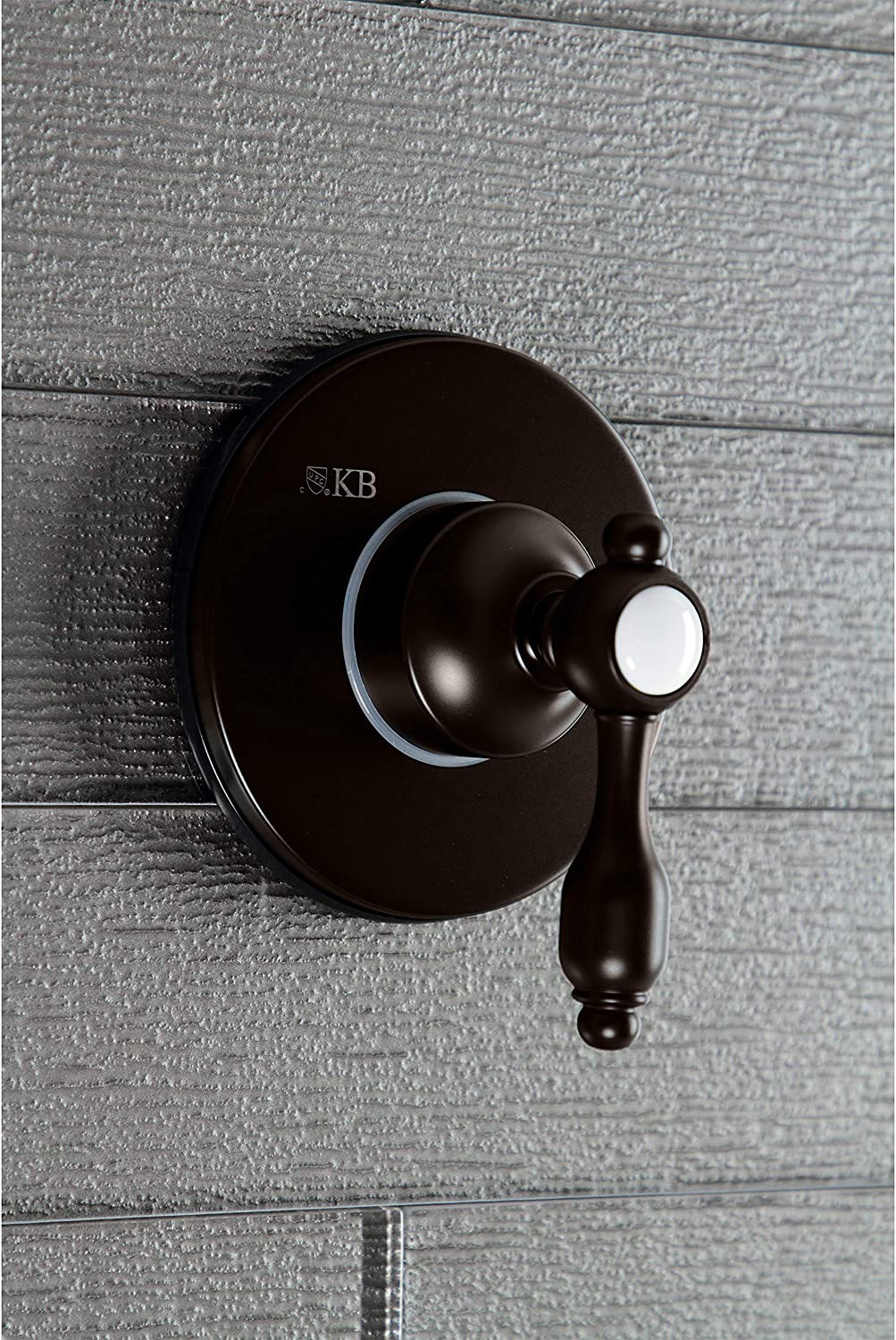 Kingston Brass KS3035TAL Tudor Three-Way Diverter Valve with Trim Kit, Oil Rubbed Bronze