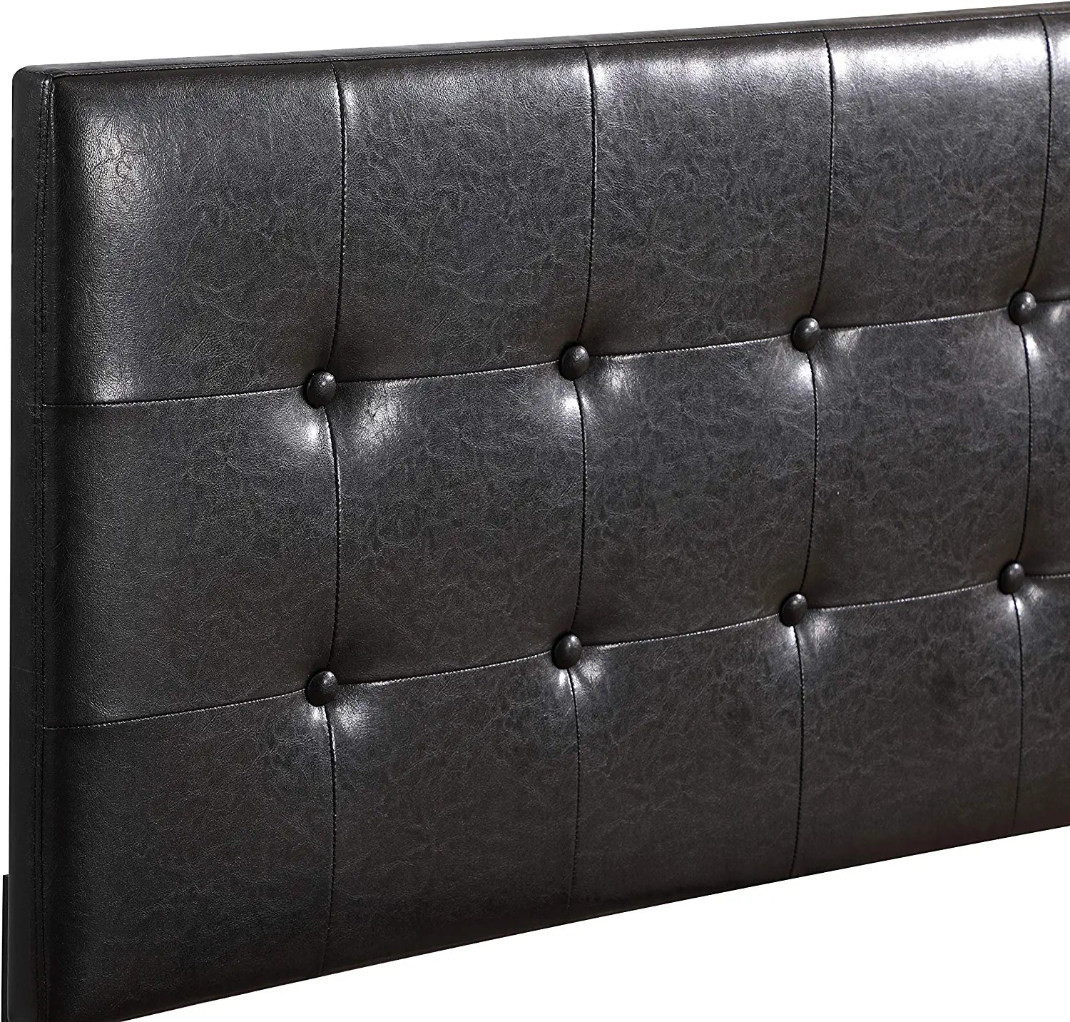 Glory Furniture Caldwell Twin, Black Upholstered bed,